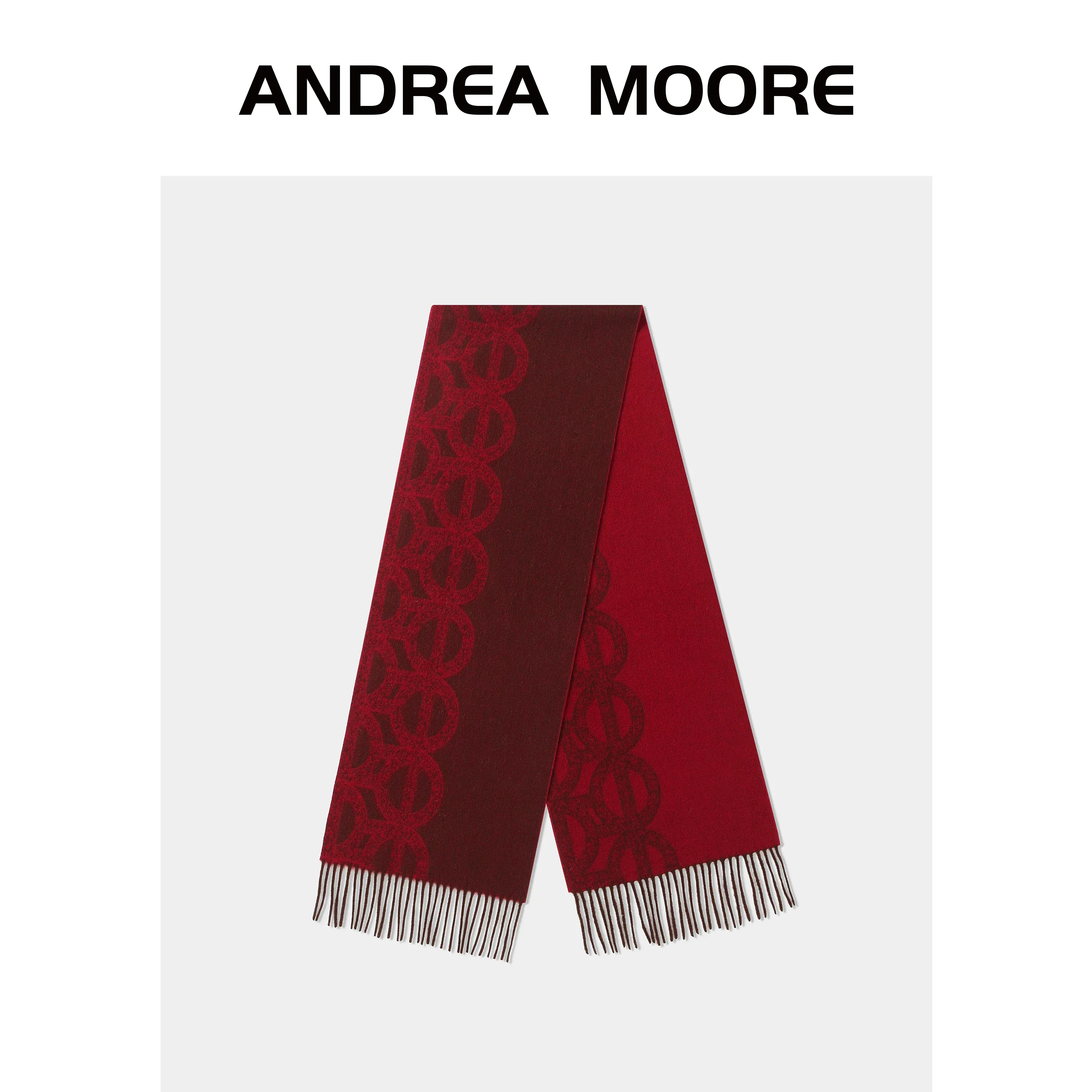 Reversible Jacquard Lambswool Scarf - Image 10