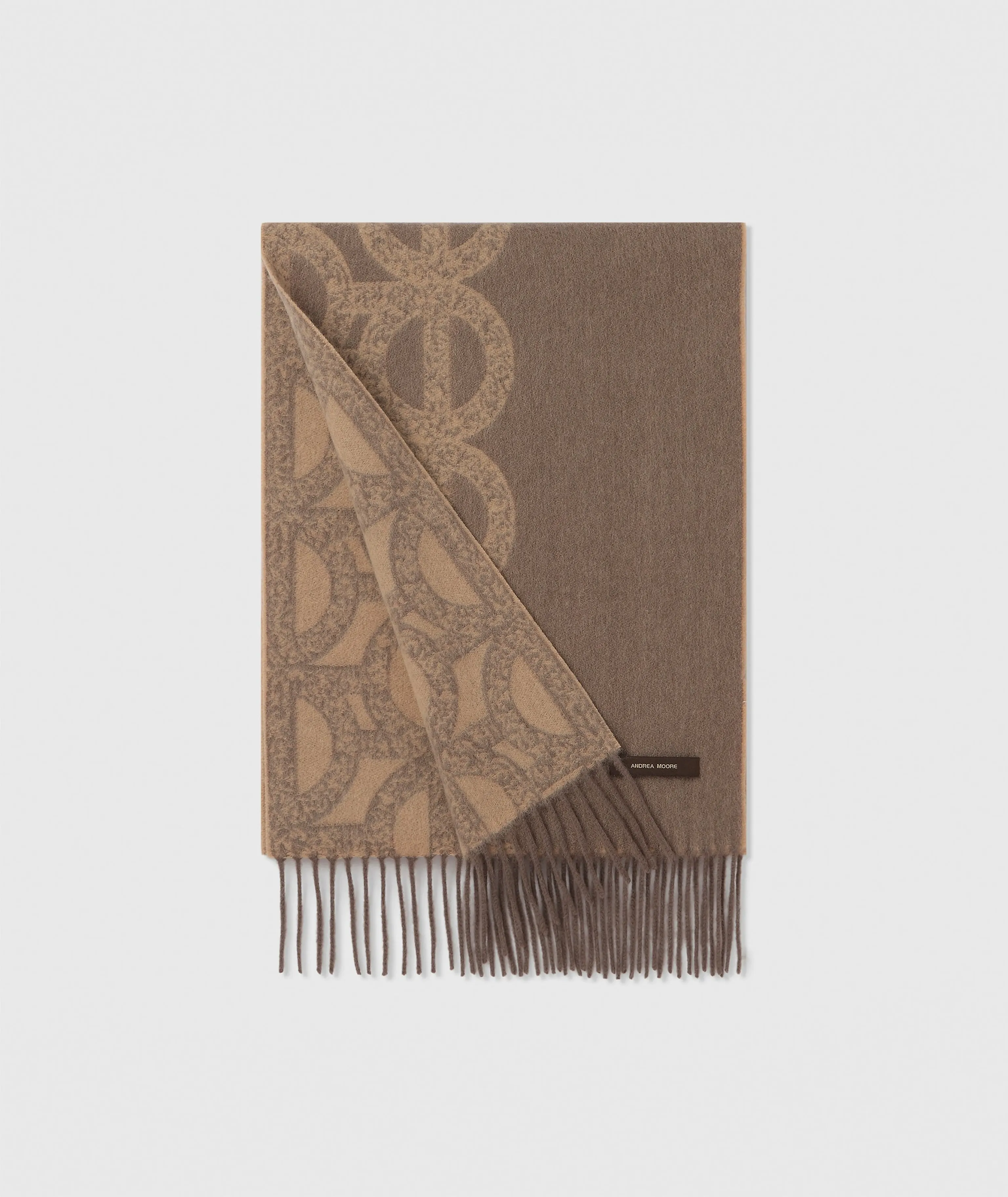 Reversible Jacquard Lambswool Scarf - Image 13