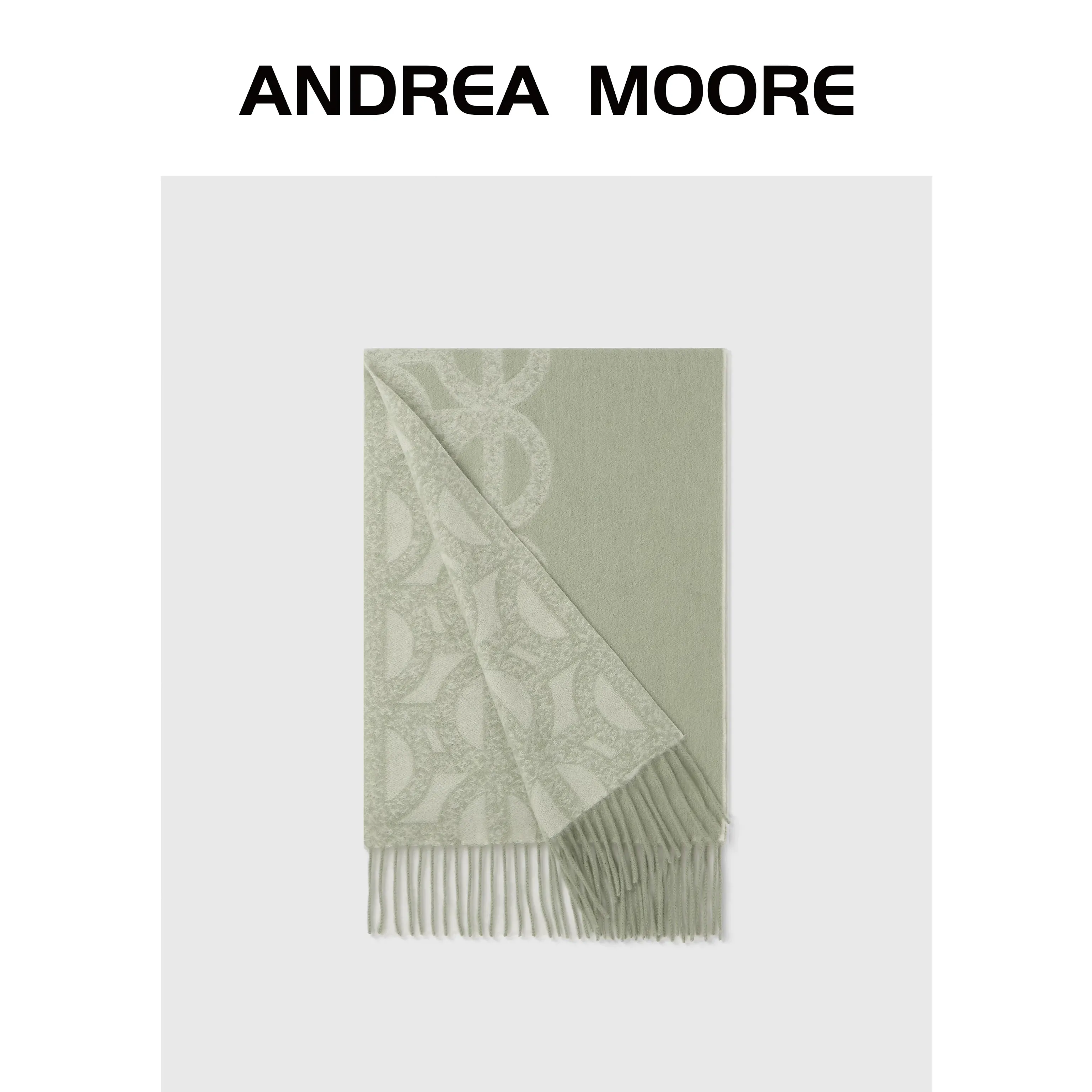 Reversible Jacquard Lambswool Scarf - Image 15