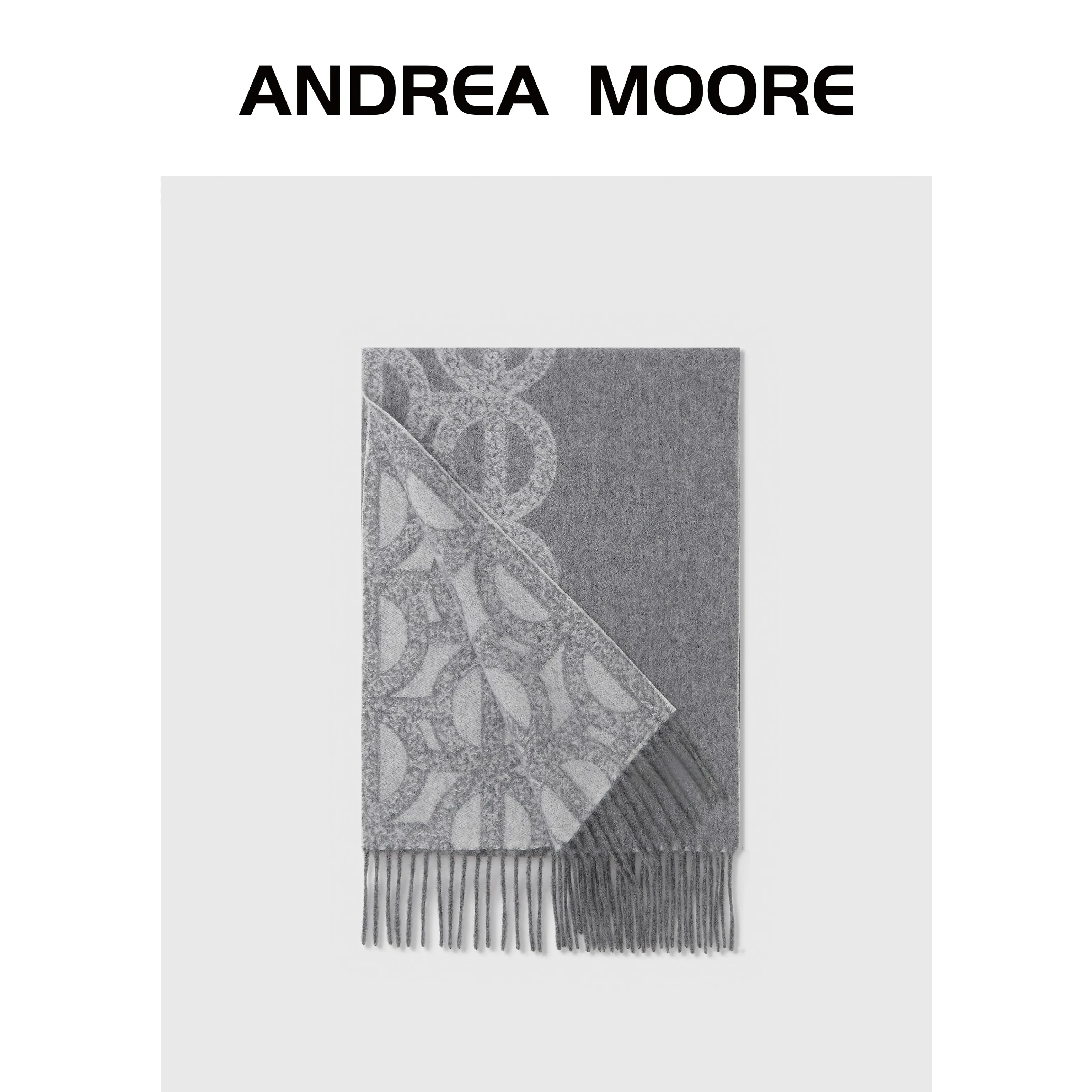 Reversible Jacquard Lambswool Scarf - Image 16