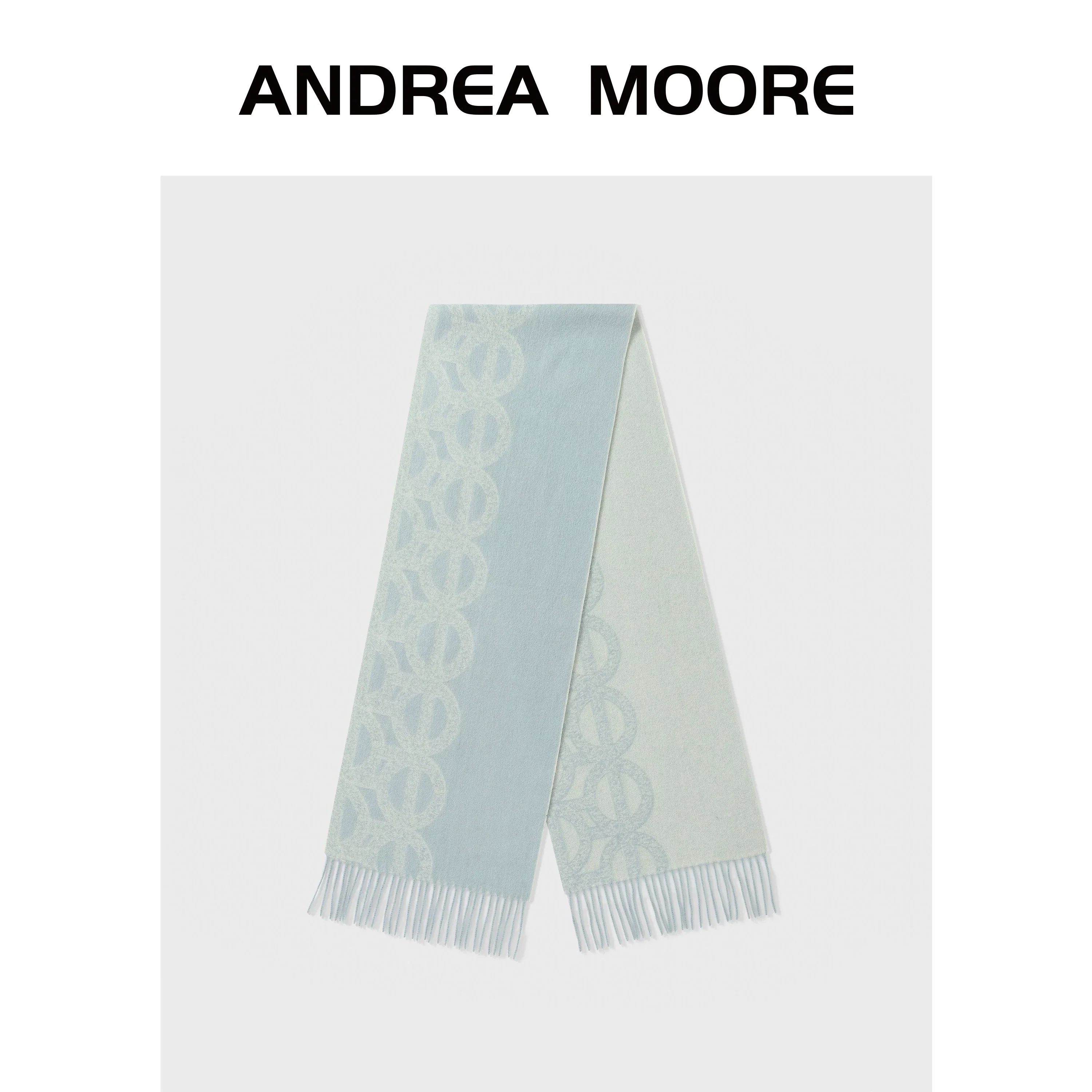 Reversible Jacquard Lambswool Scarf - Image 8