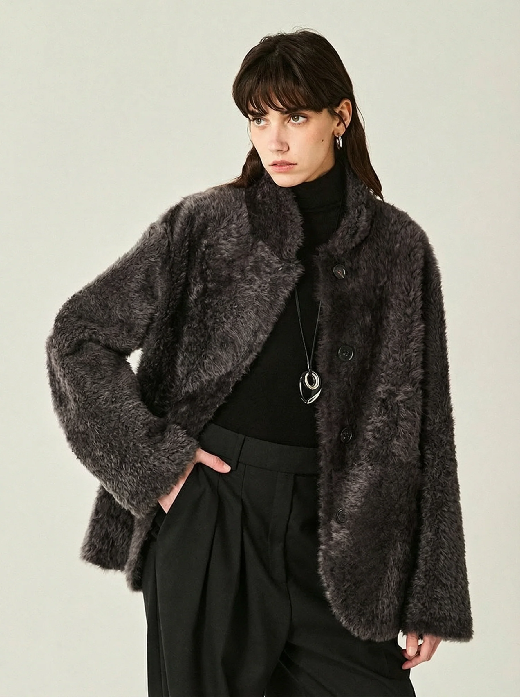 Reversible Lacon Shearling Jacket