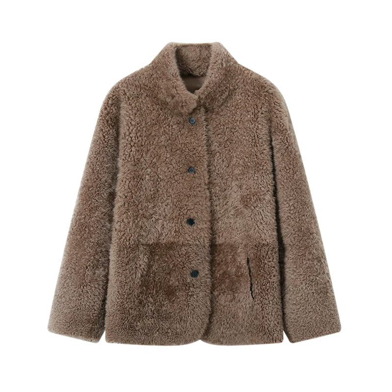 Reversible Lacon Shearling Jacket - Image 5