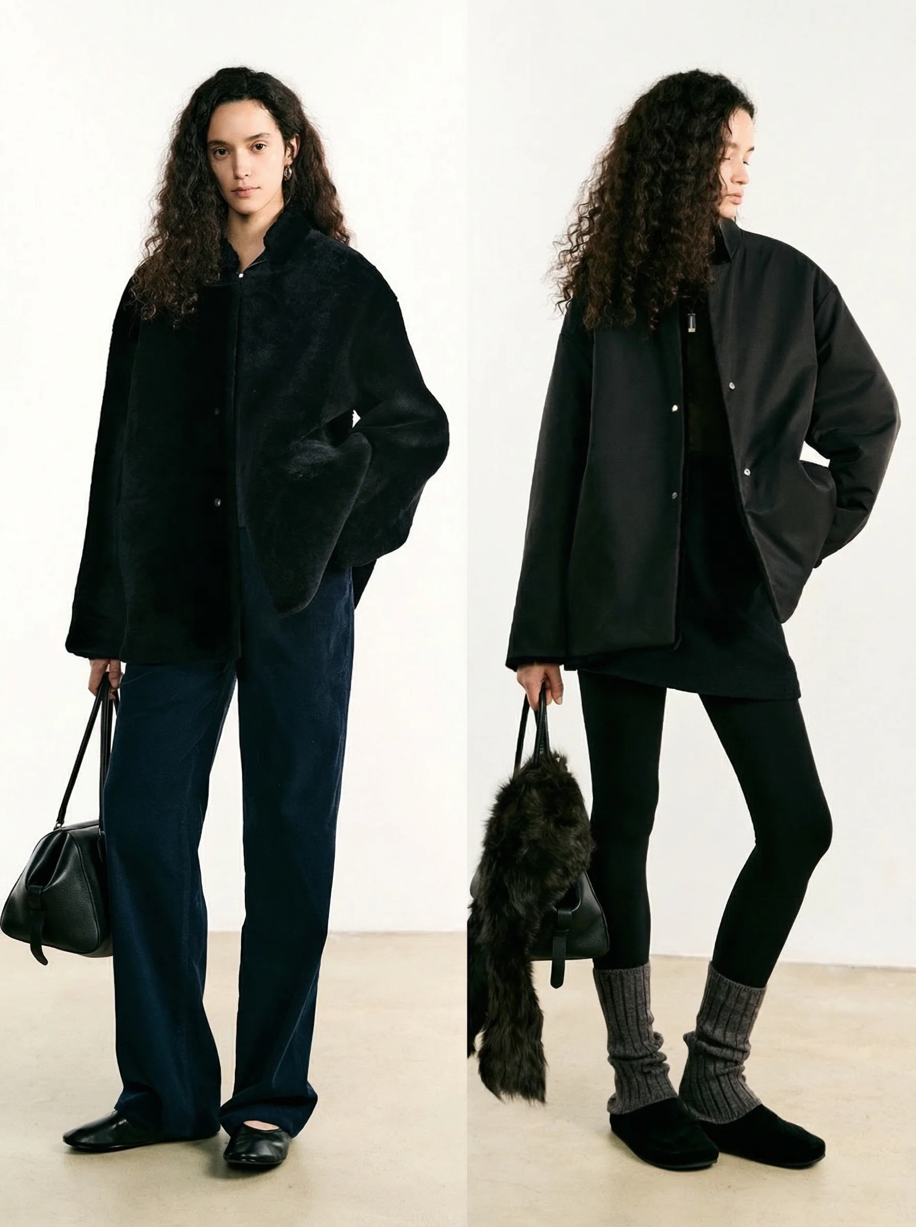 Reversible Merino Shearling Jacket - Image 3