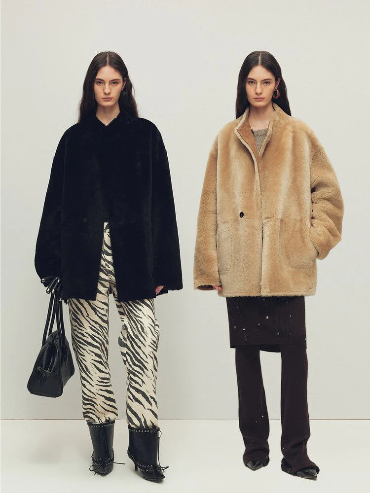 Reversible Merino Shearling Jacket - Image 5