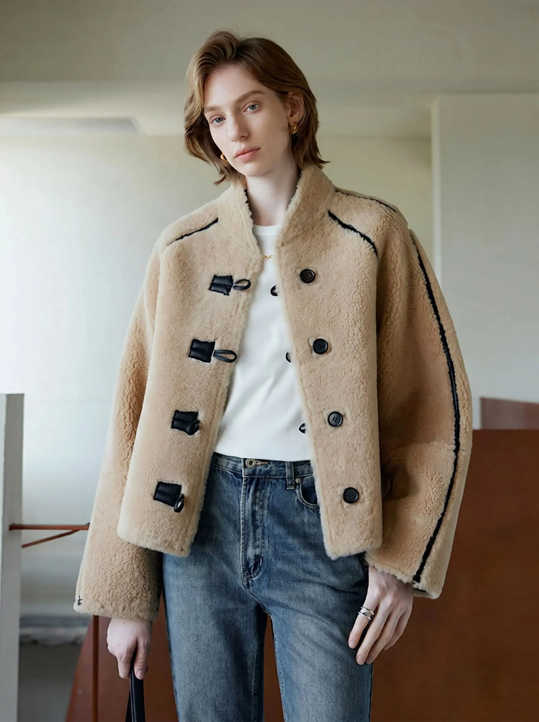 Reversible Merino Shearling Jacket
