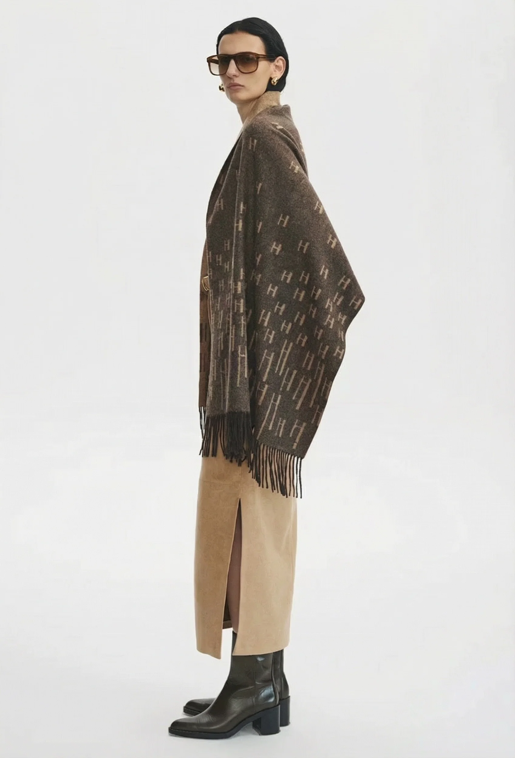 Reversible Monogram Scarf - Image 4