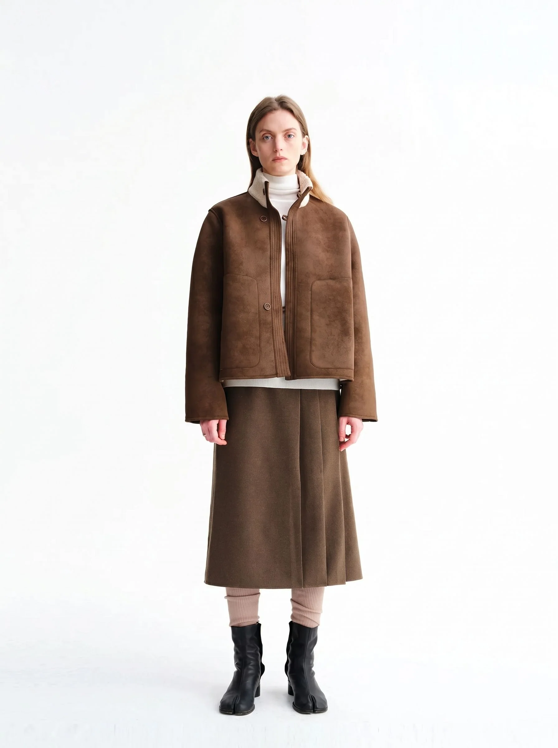 Reversible Shearling Jacket - Image 3
