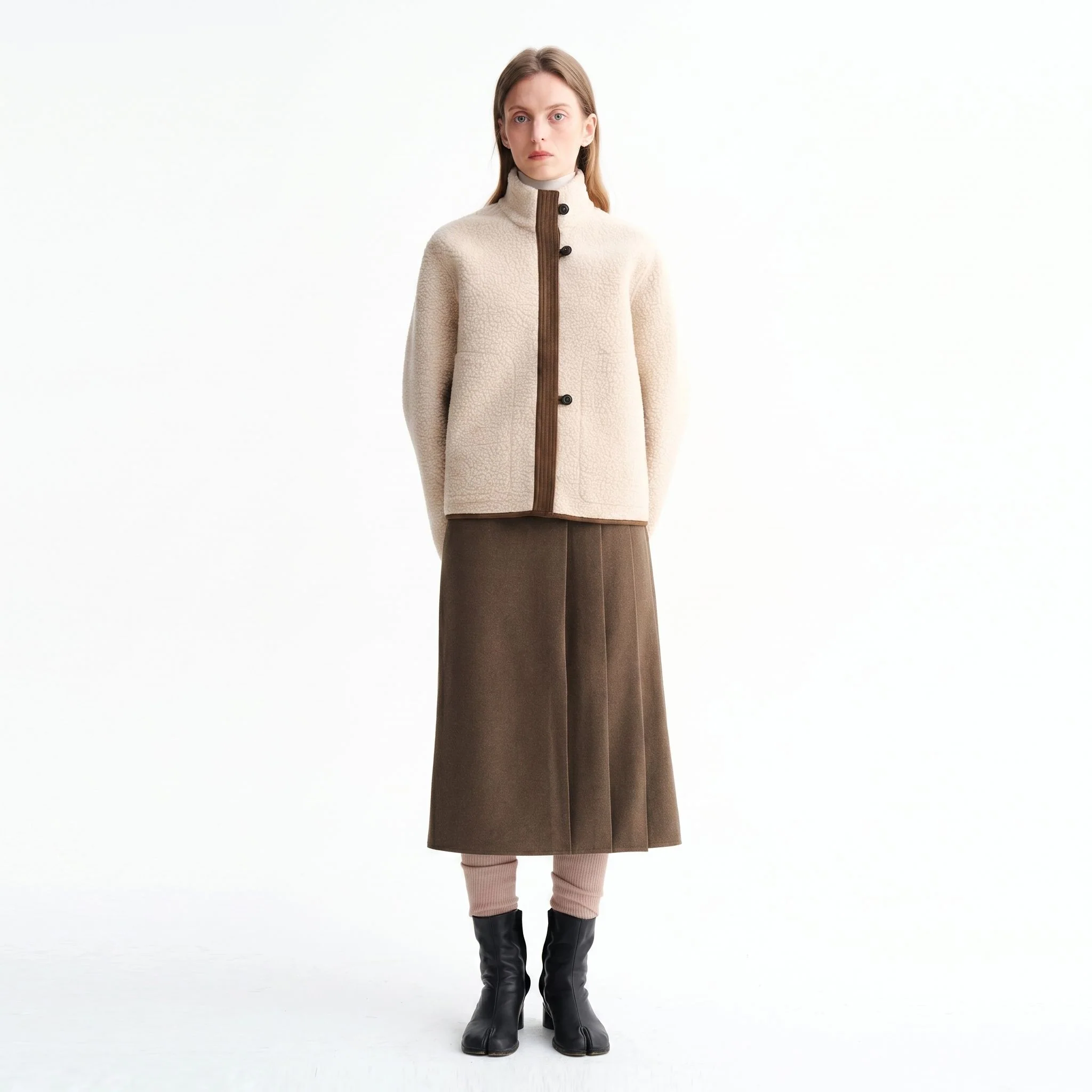 Reversible Shearling Jacket - Image 4