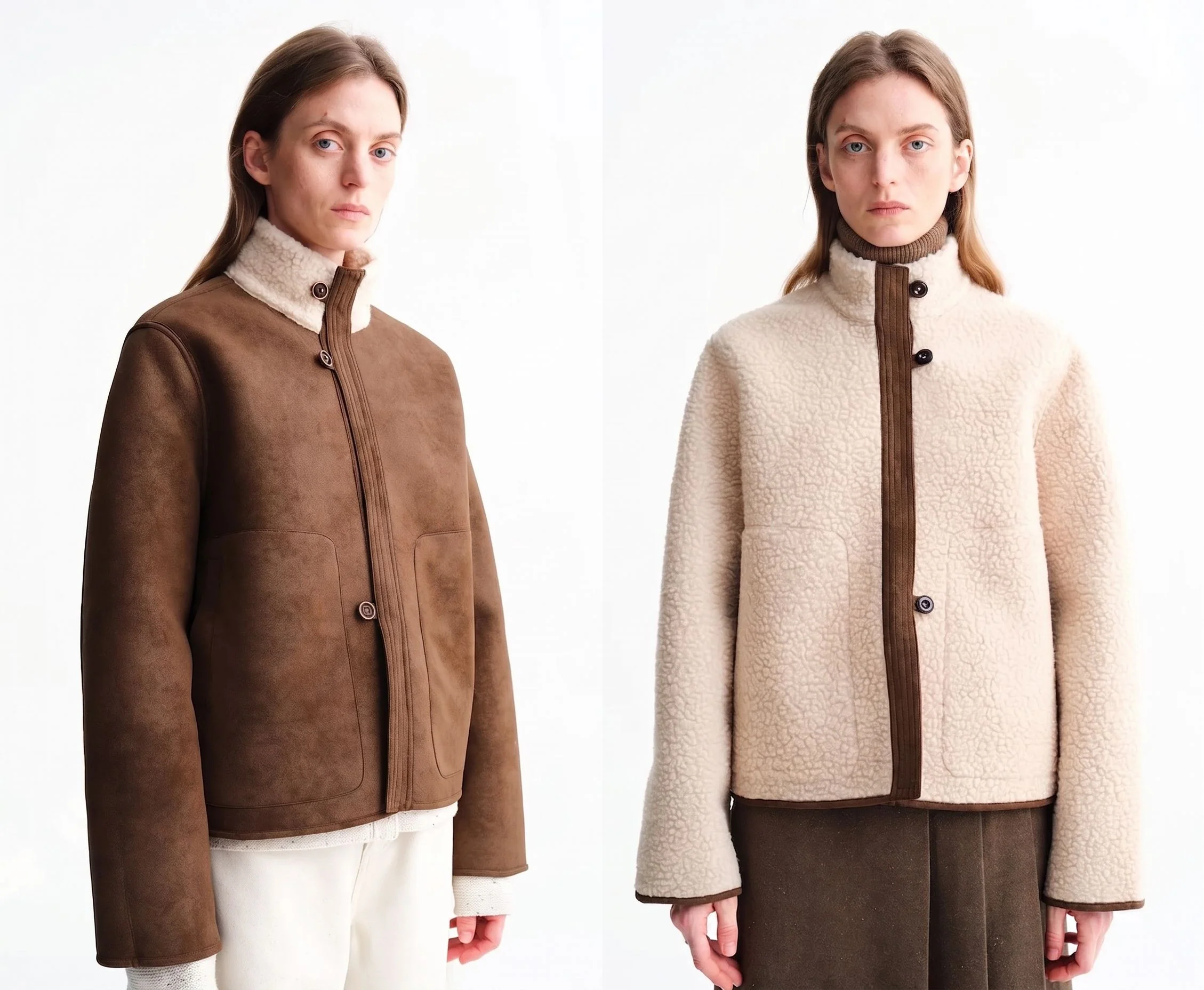 Reversible Shearling Jacket - Image 6