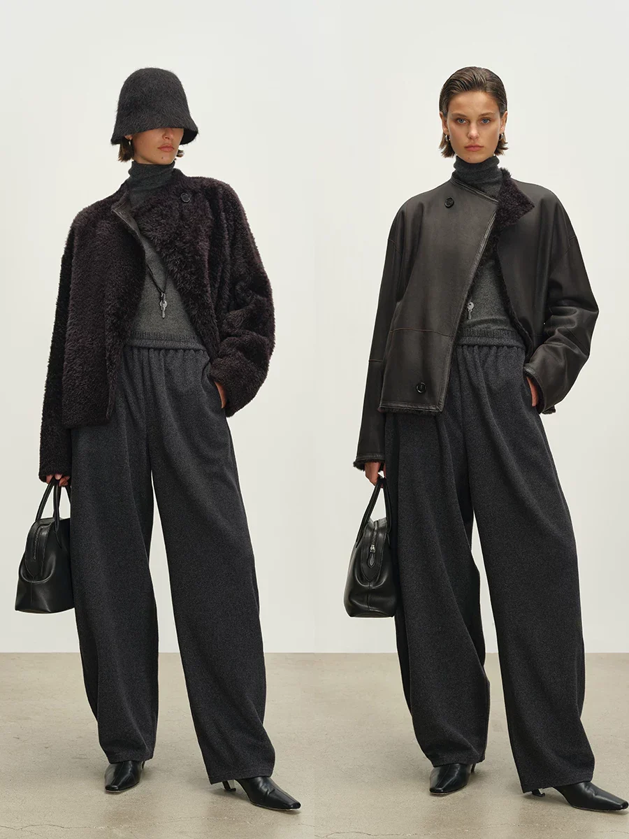Reversible Shearling Jacket - Image 2