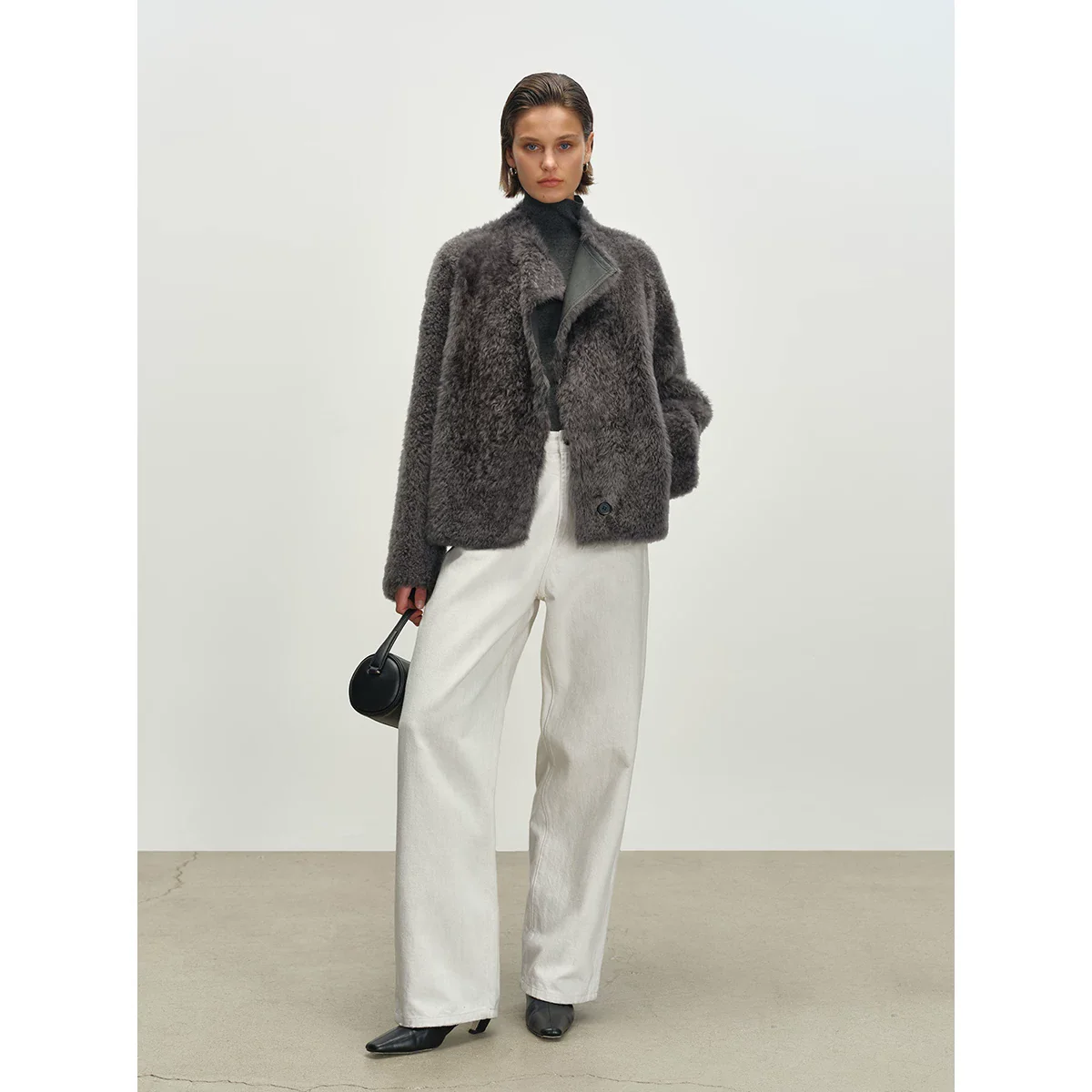 Reversible Shearling Jacket - Image 5