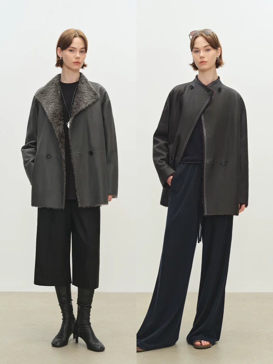 Reversible Shearling Jacket - Image 3