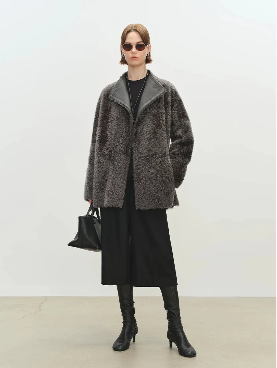 Reversible Shearling Jacket - Image 4