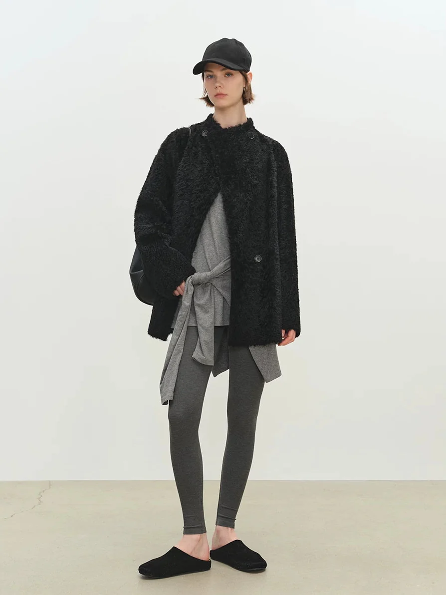 Reversible Shearling Jacket - Image 5