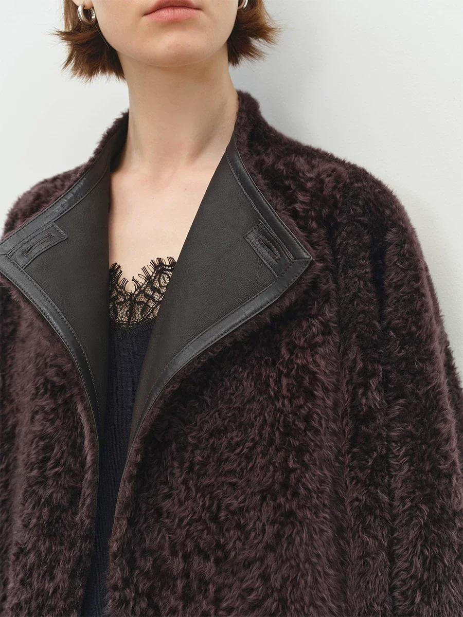 Reversible Shearling Jacket - Image 6