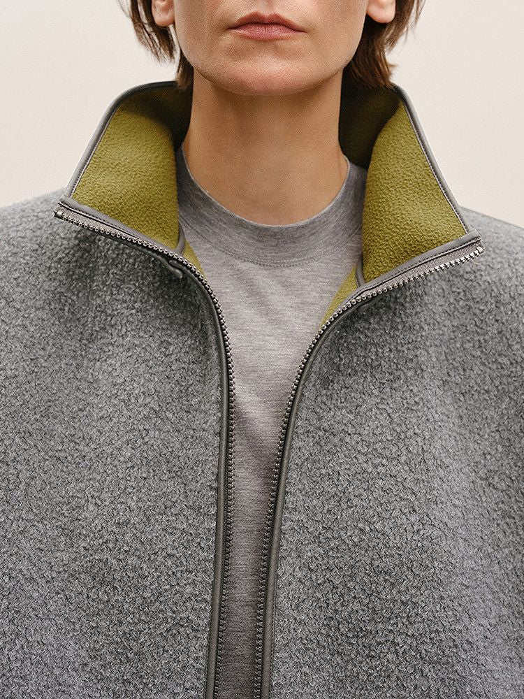 Reversible Shearling Vest - Image 4