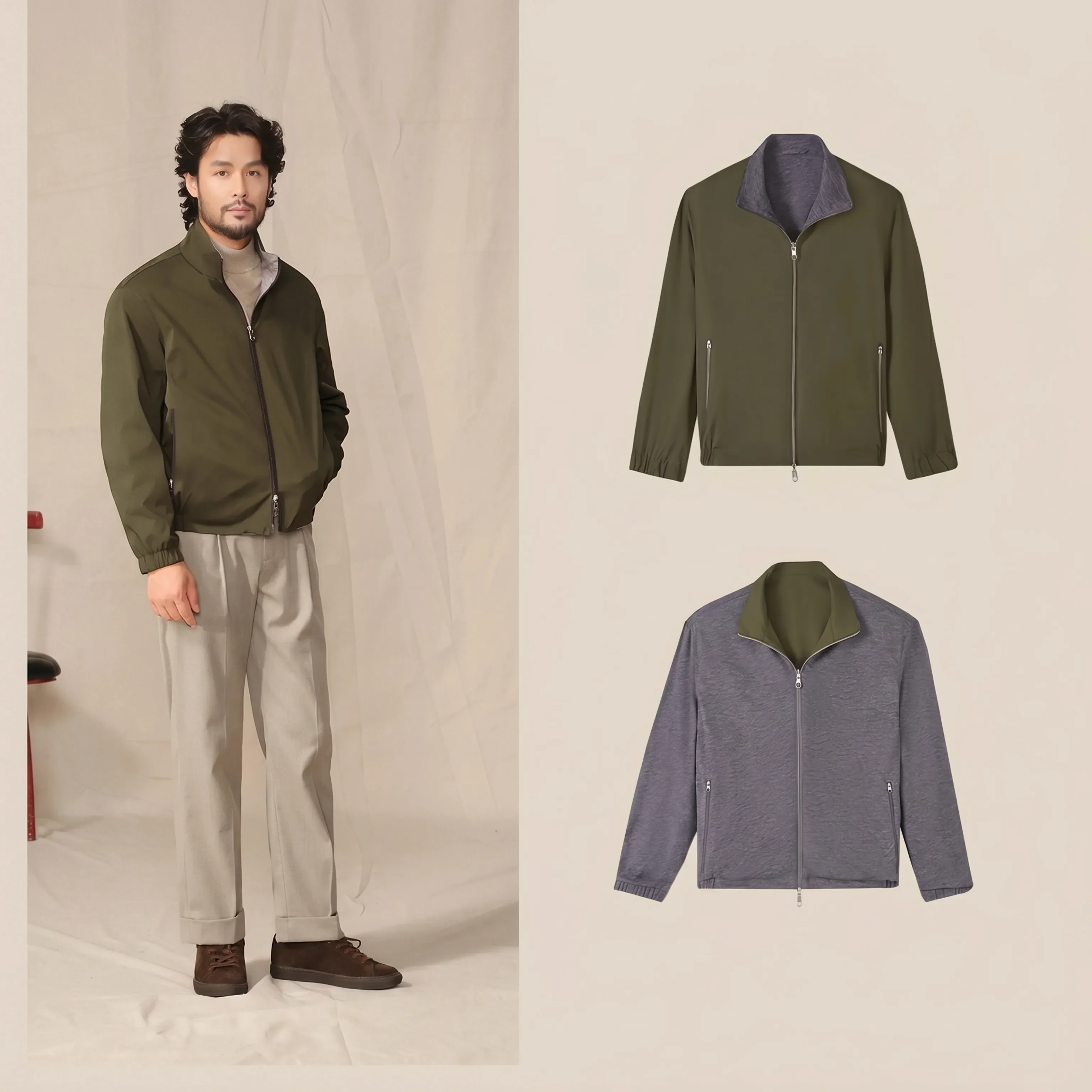 Reversible Zip Jacket - Image 4