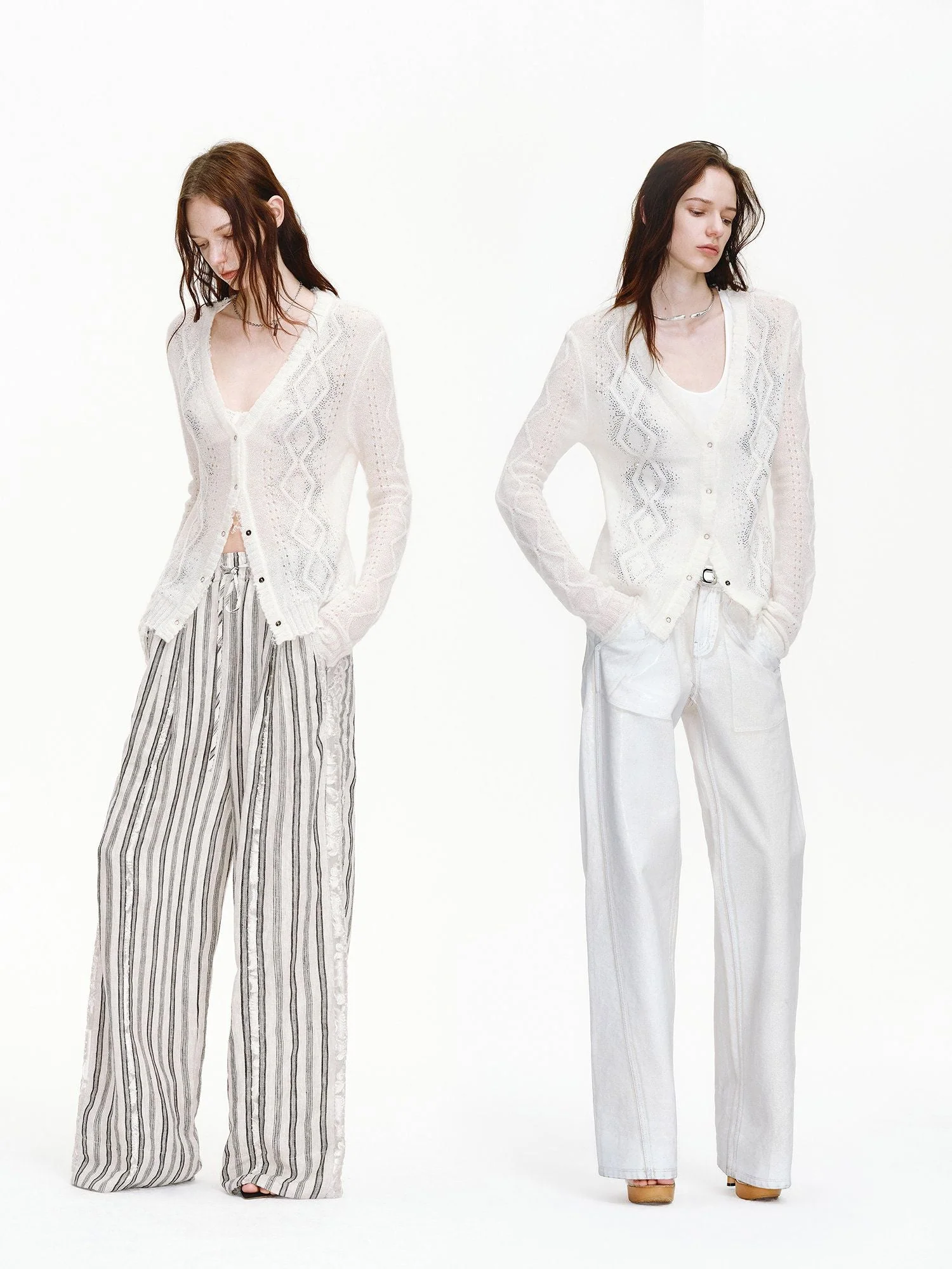 Rhinestone Knit Cardigan - Image 5
