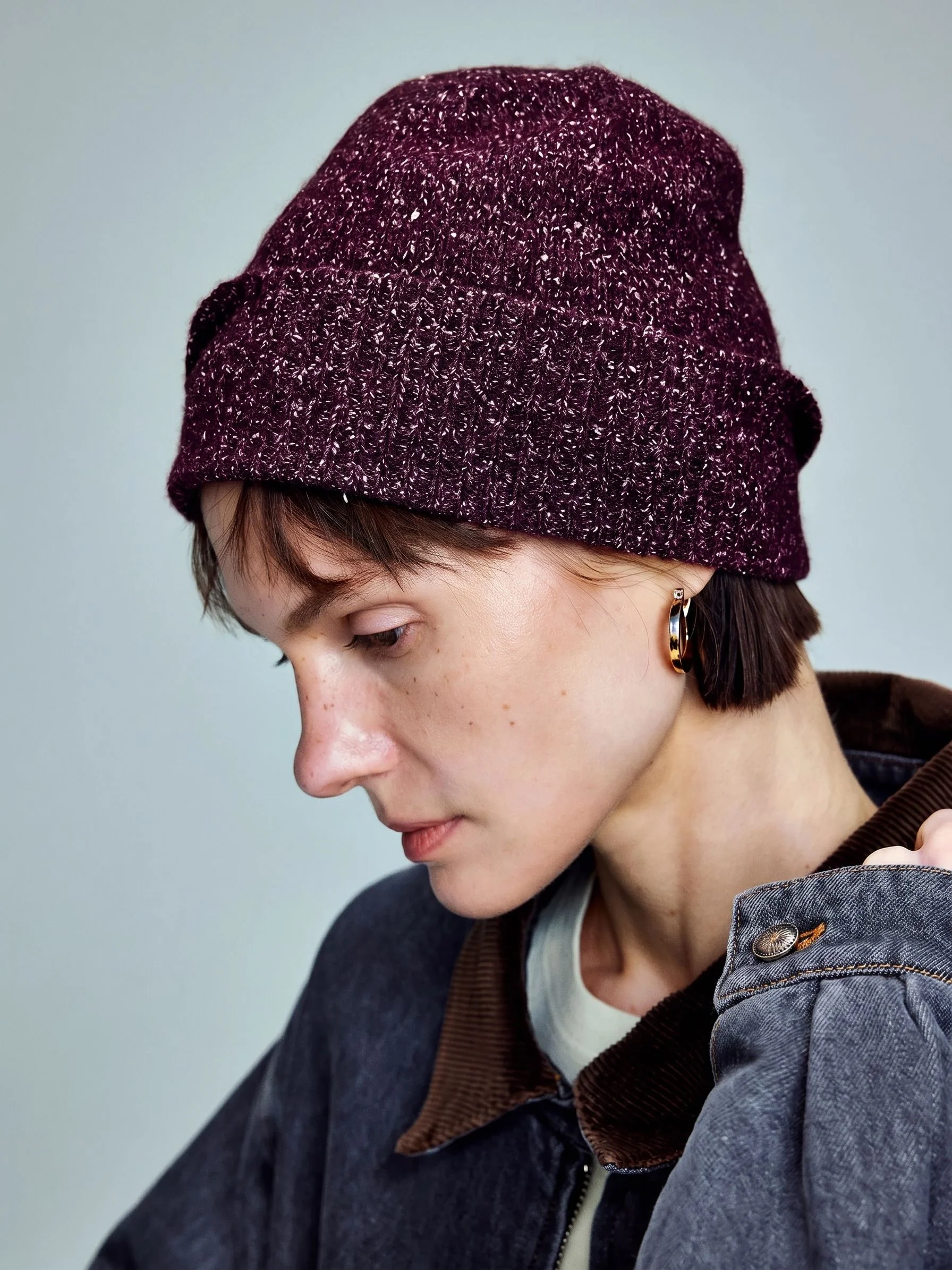 Rib Knit Beanie - Image 4