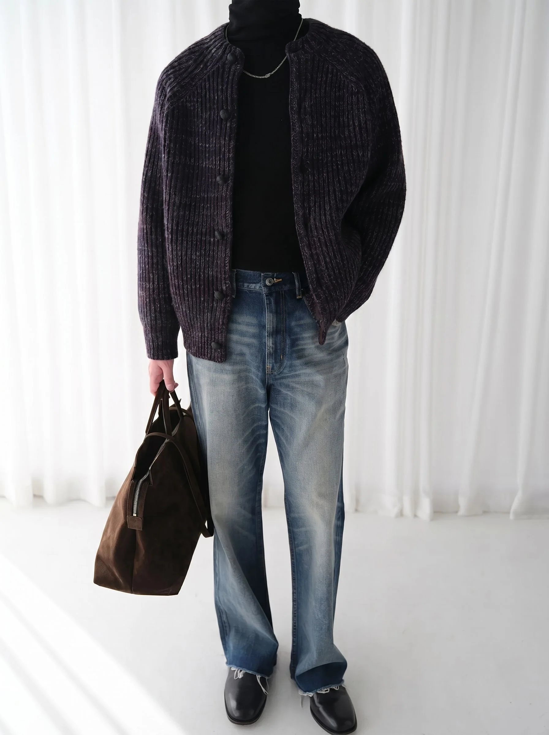 Rib Knit Cardigan
