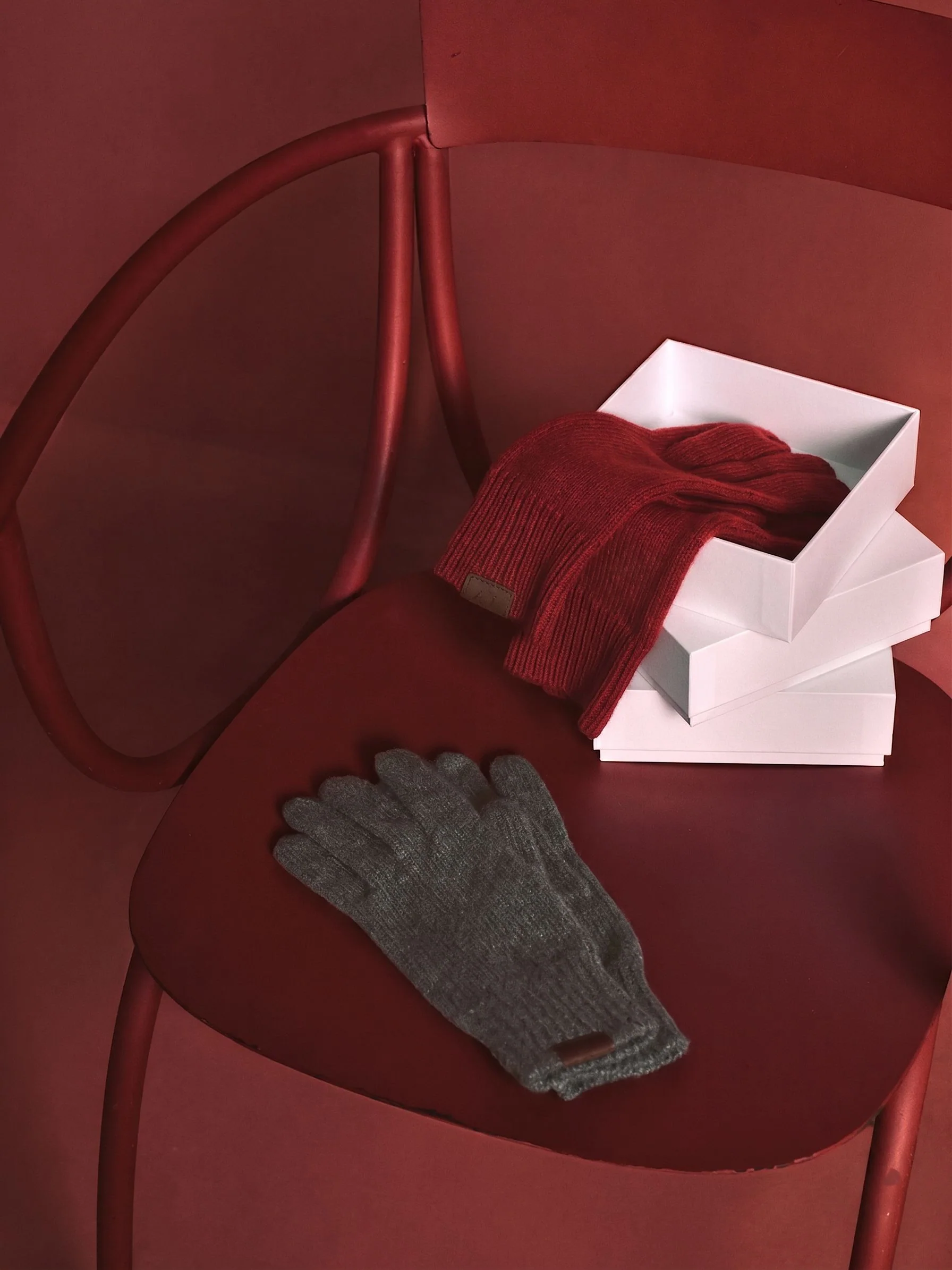 Rib Knit Gloves