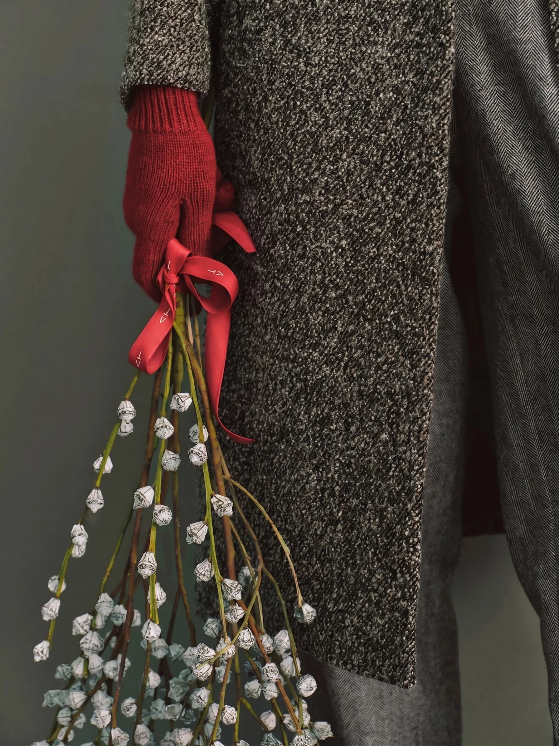 Rib Knit Gloves - Image 5