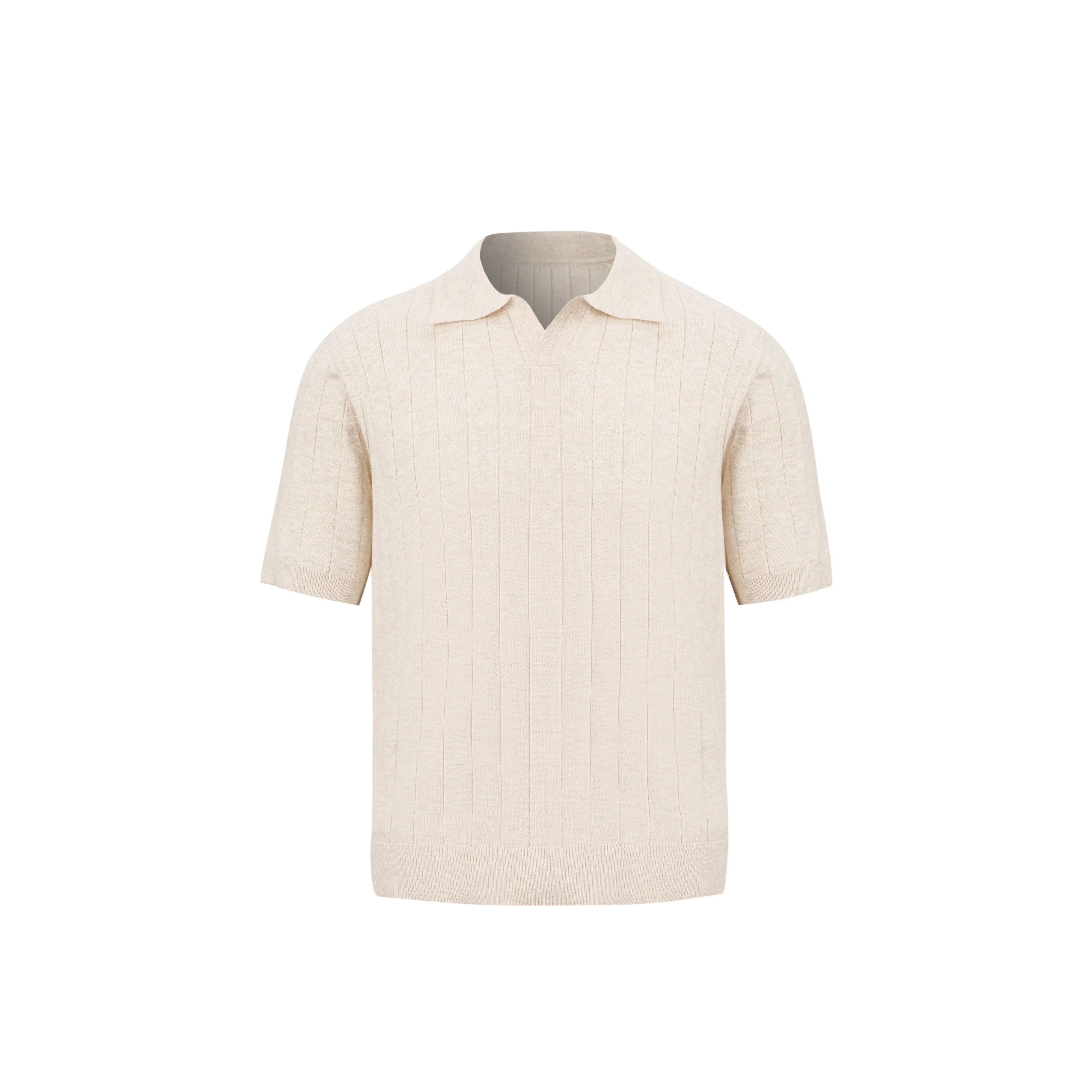 Rib Knit Polo - Image 8