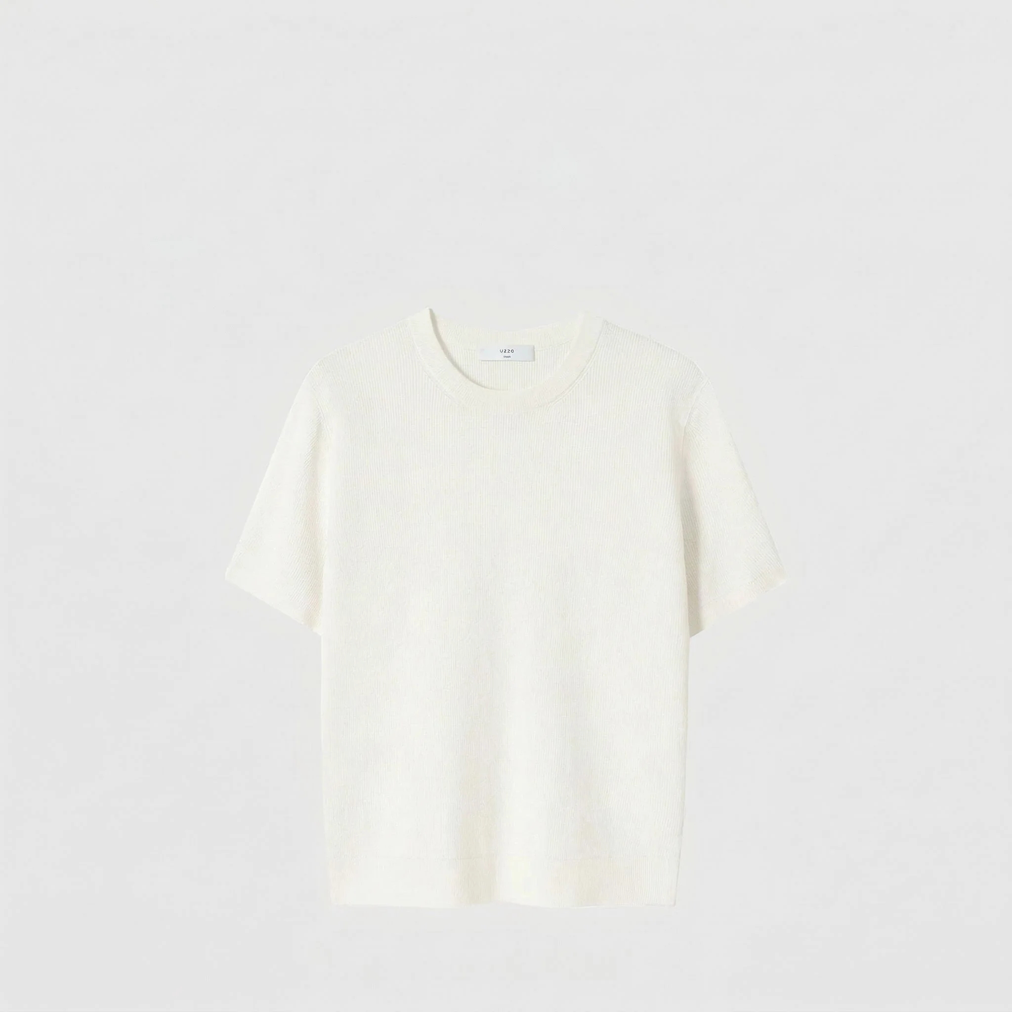 Rib Knit Tee - Image 4
