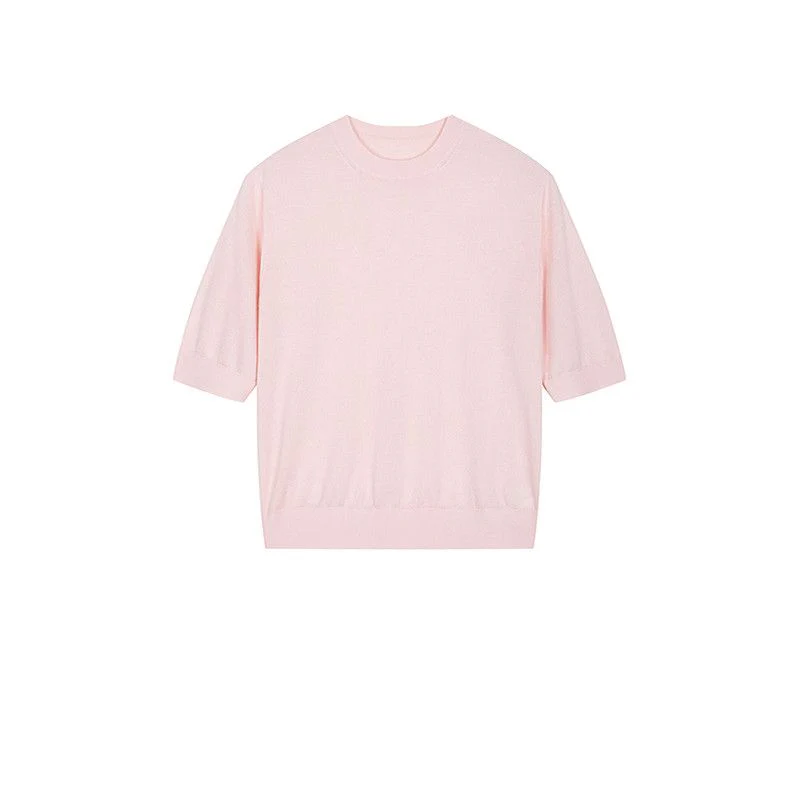 Rib-Trim Knit Top - Image 6