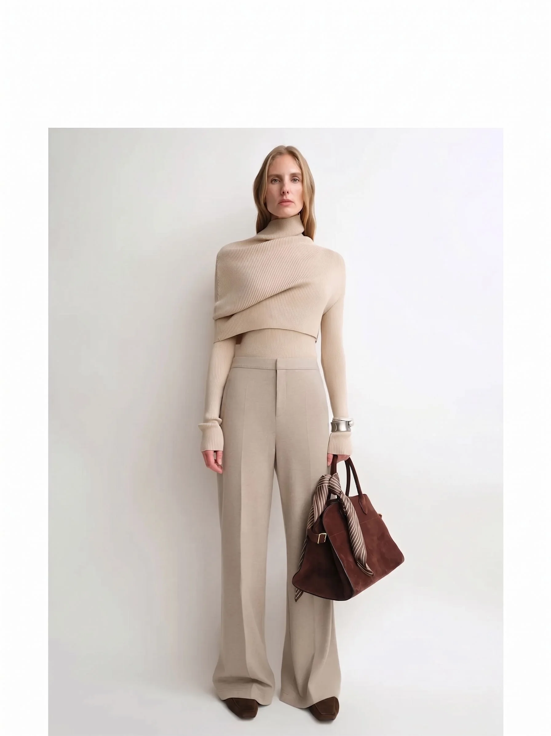 Ribbed Cape Twinset - Image 3