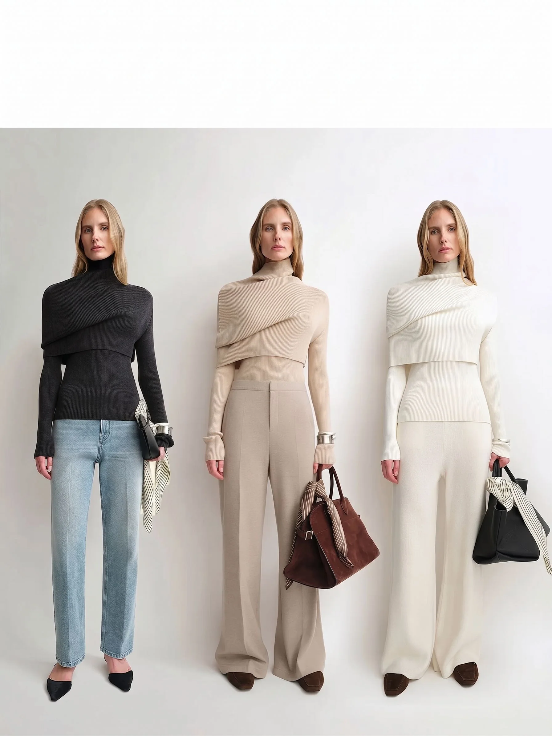 Ribbed Cape Twinset - Image 4