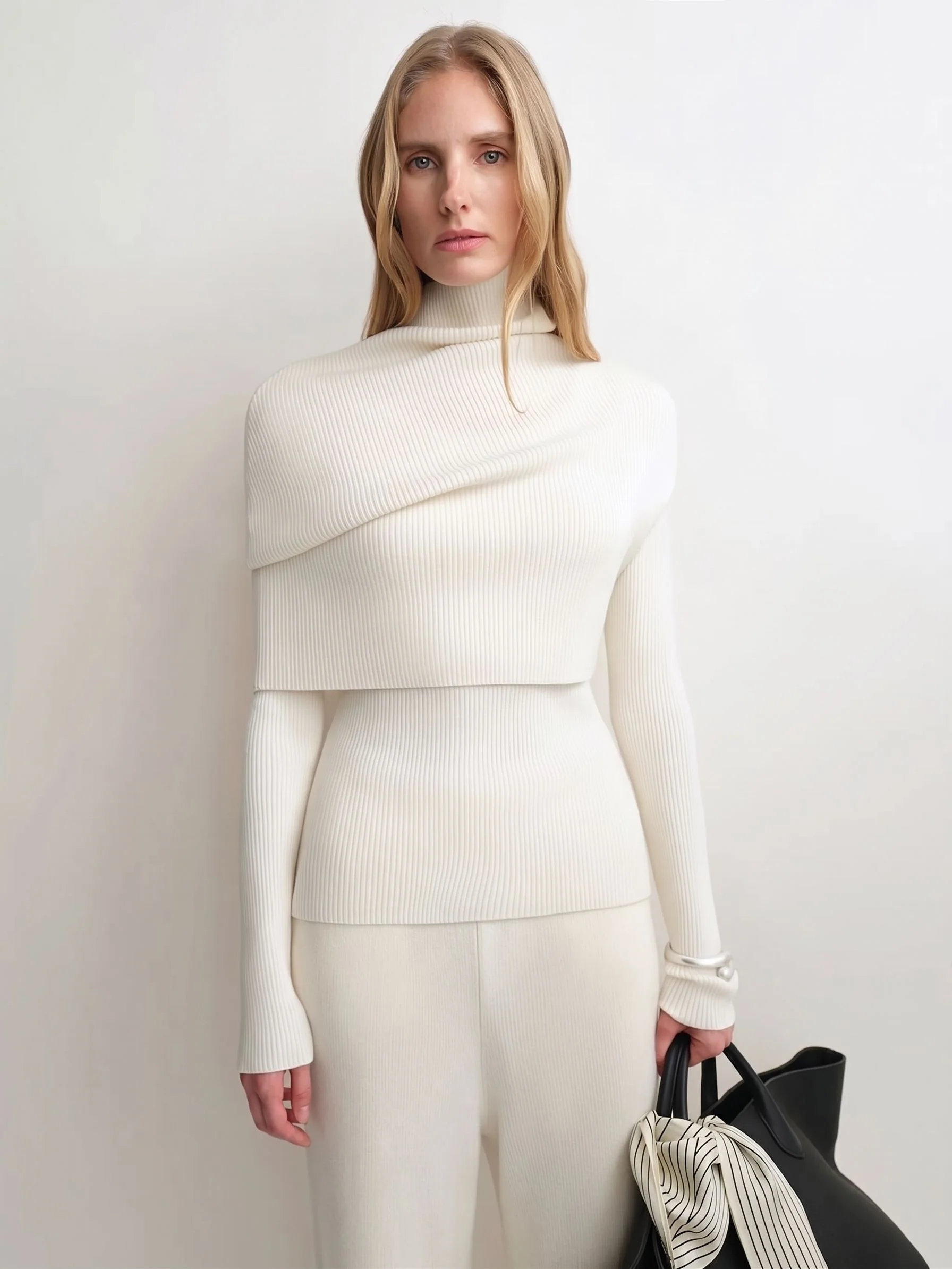 Ribbed Cape Twinset - Image 7