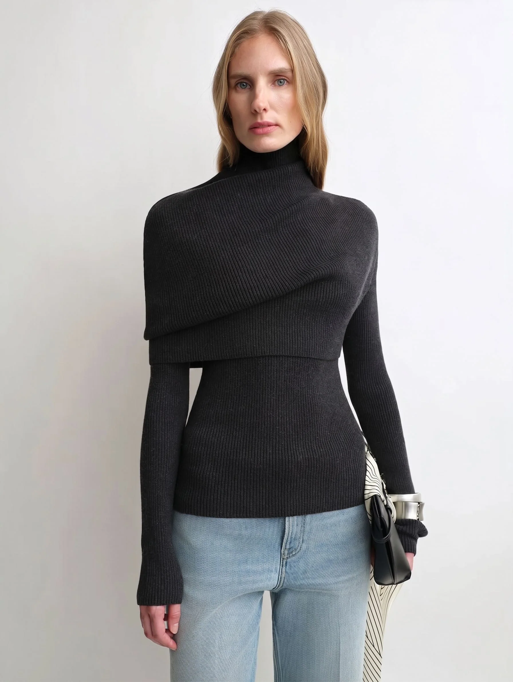 Ribbed Cape Twinset - Image 8