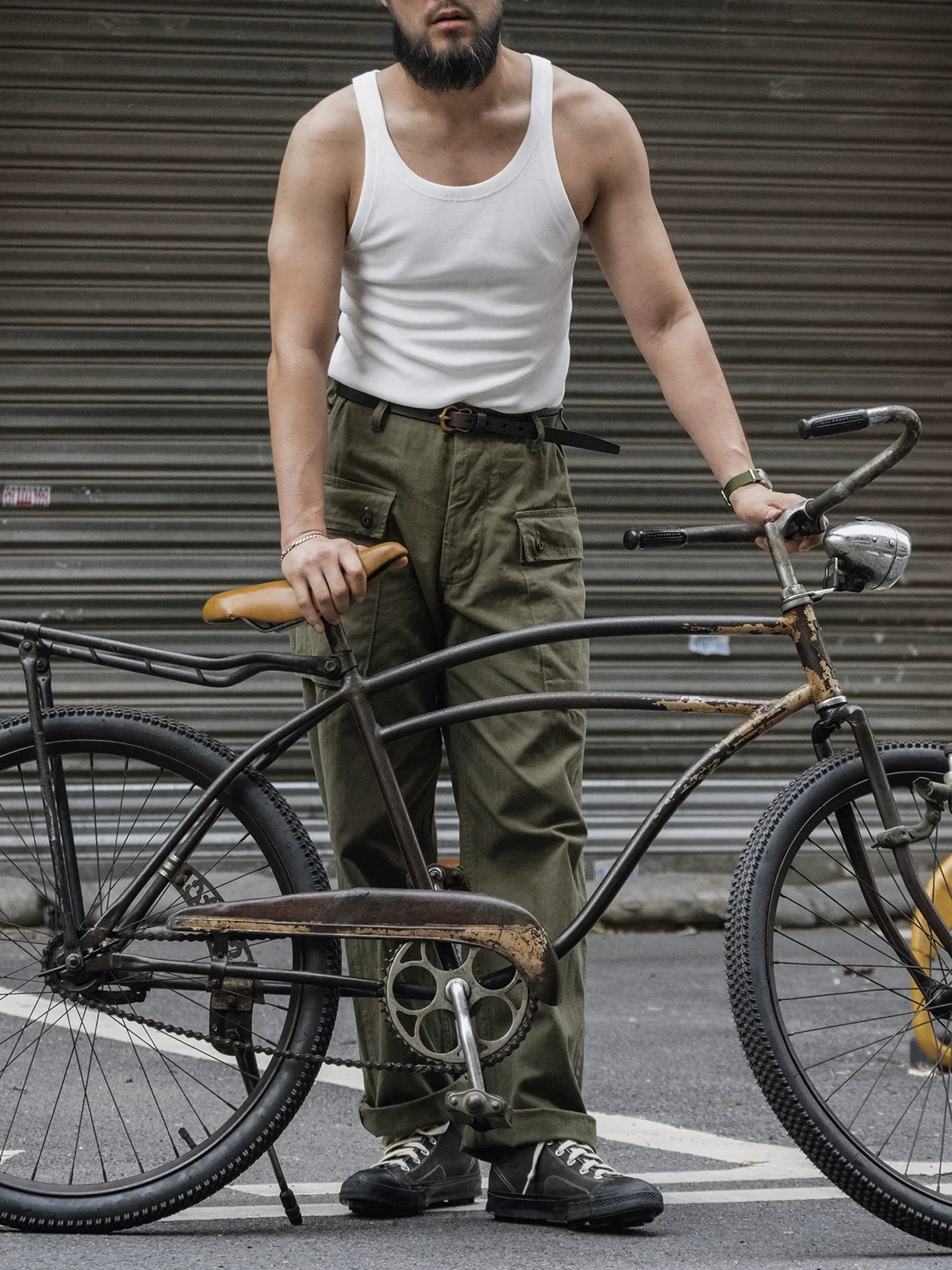 Ribbed Cotton Tank Vest - Image 3