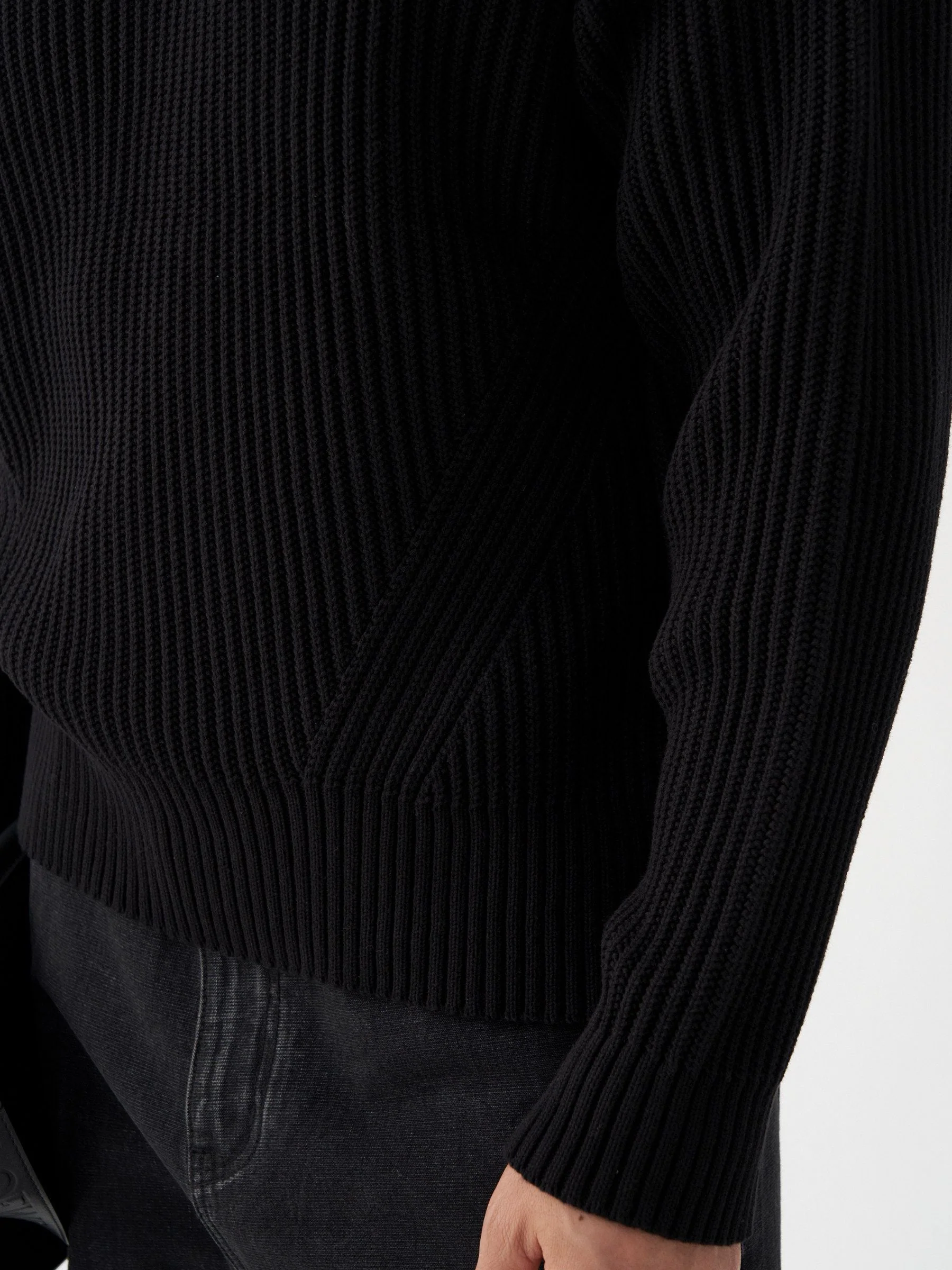 Ribbed Crewneck Sweater - Image 4