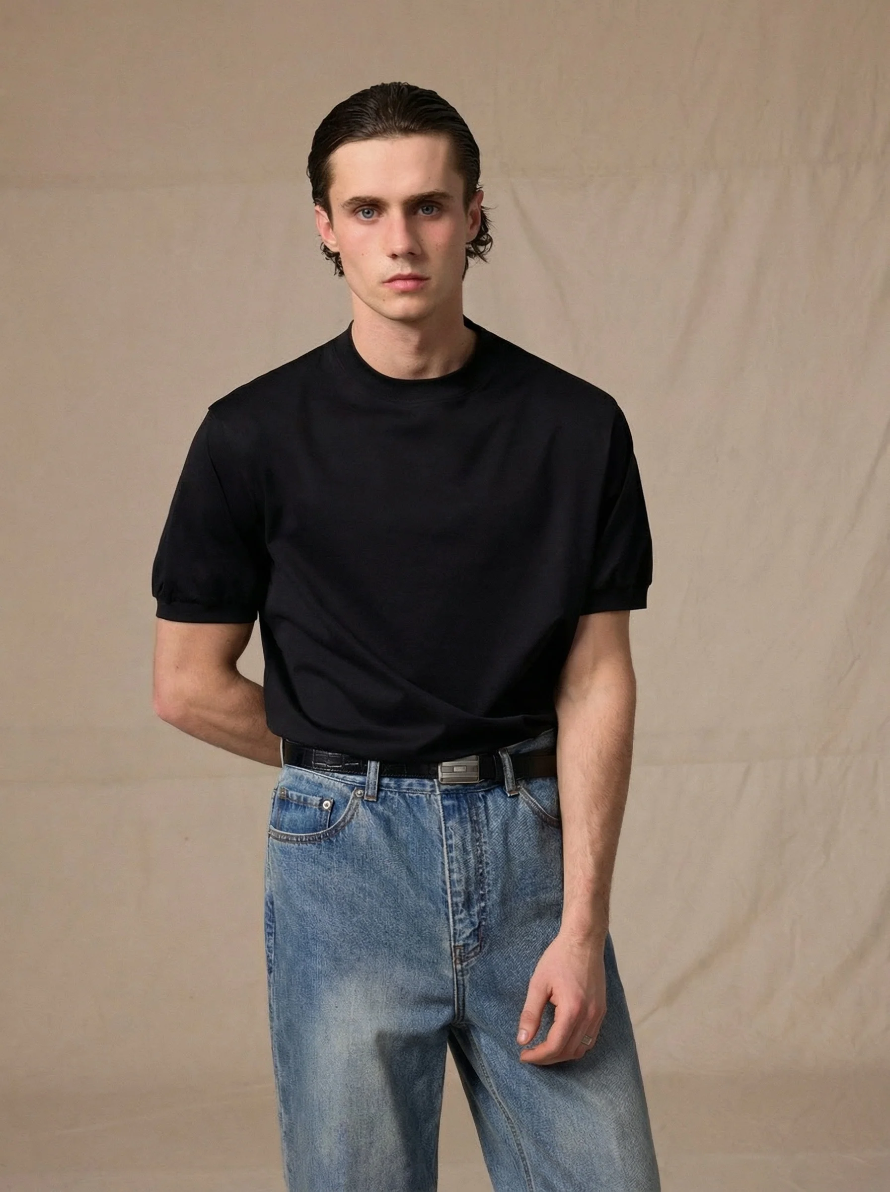 Ribbed Crewneck T-Shirt - Image 2