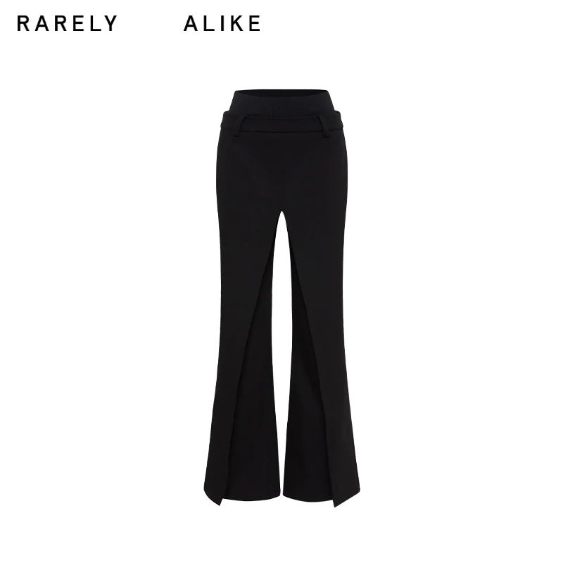 Ribbed Double-Waistband Suit Pants - Image 5