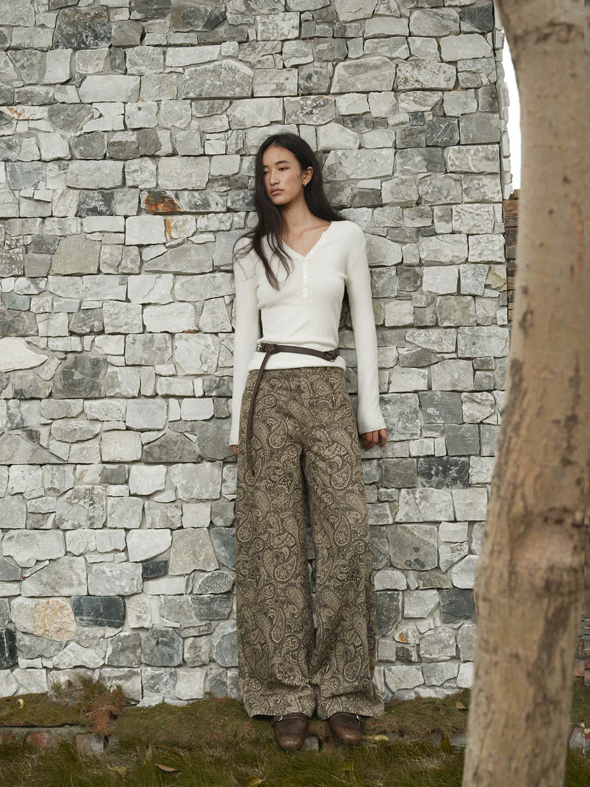 Ribbed Henley Knit - Image 5