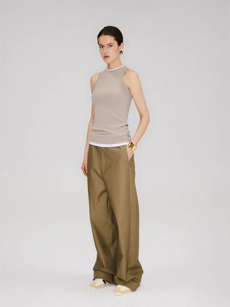Ribbed High-Neck Tank - Image 5