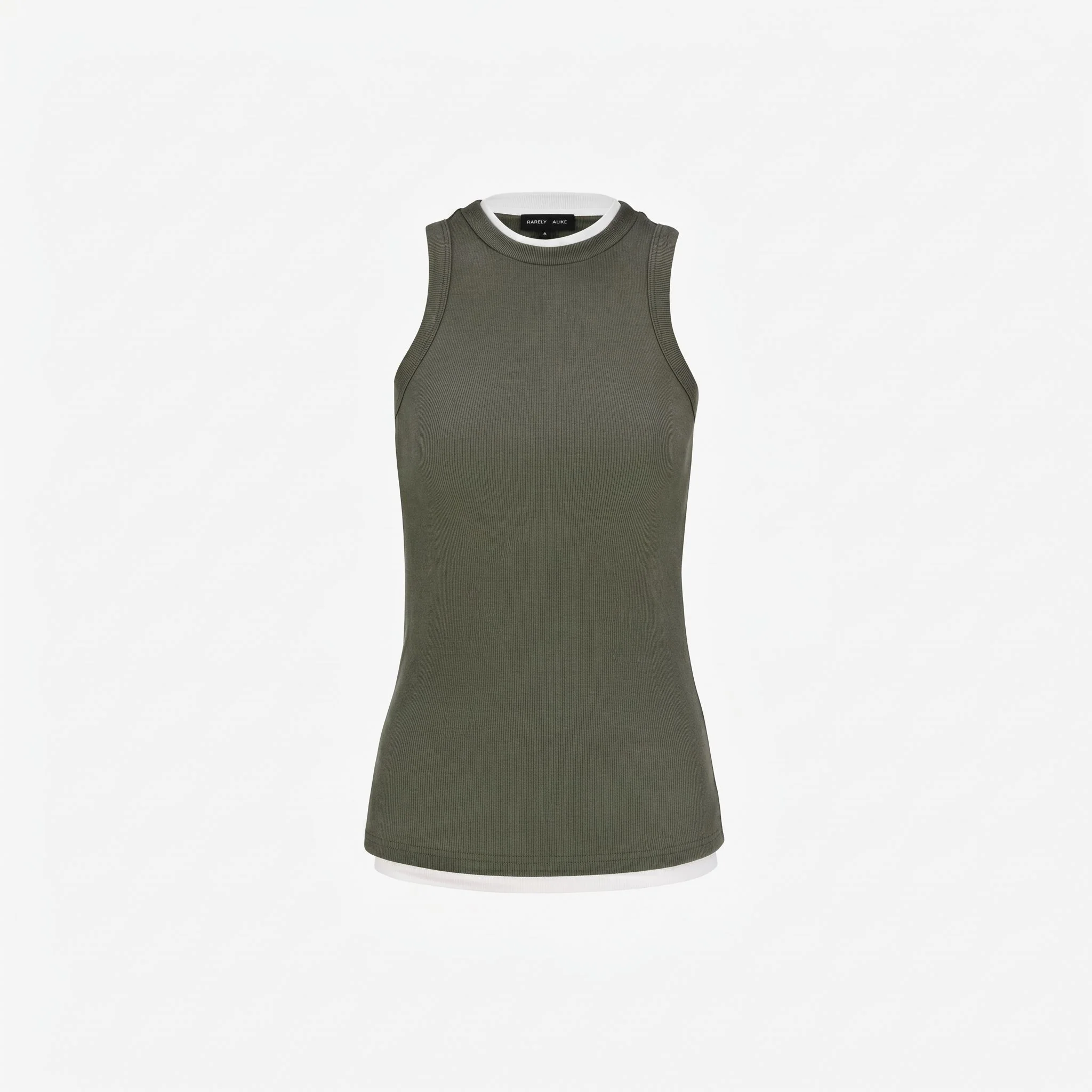 Ribbed High-Neck Tank - Image 6