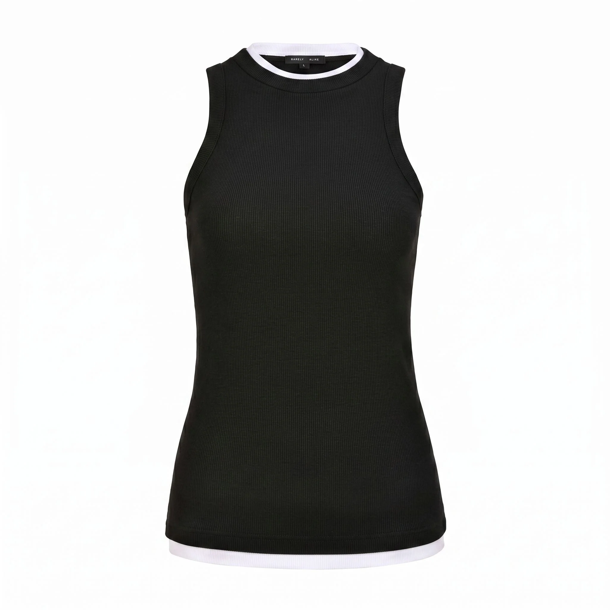 Ribbed High-Neck Tank - Image 8