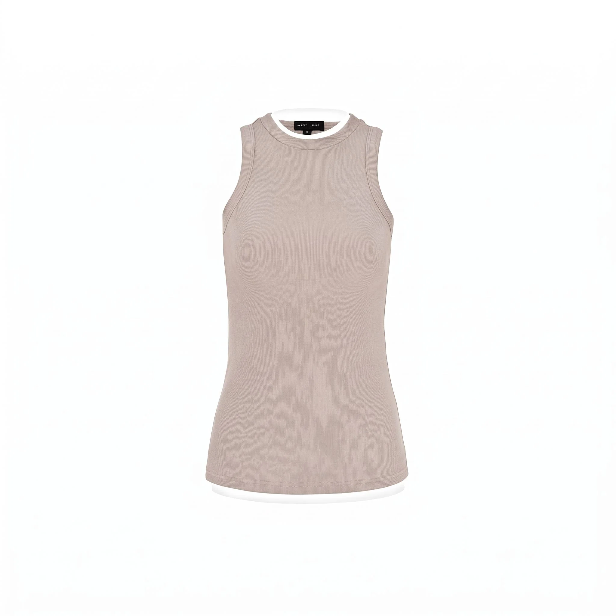 Ribbed High-Neck Tank - Image 9