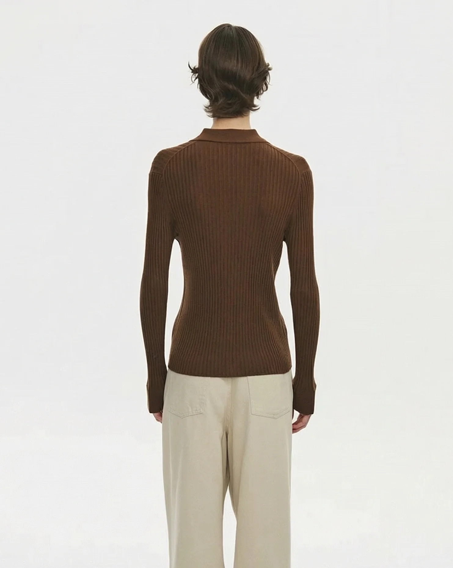 Ribbed Knit Cardigan - Image 4