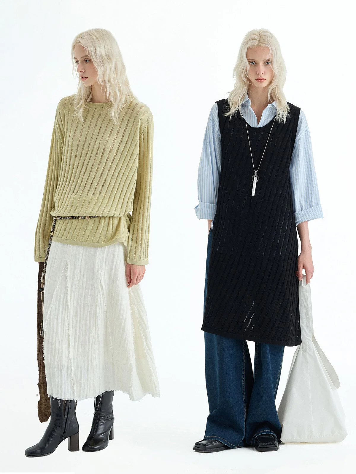 Ribbed Knit Dress - Image 2
