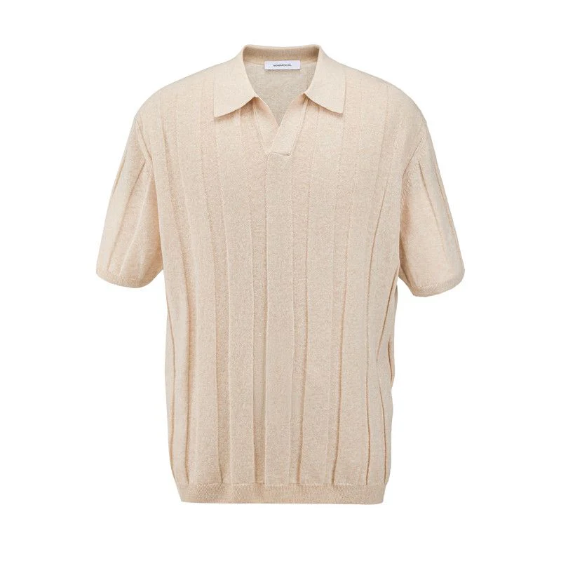 Ribbed Knit Polo - Image 7