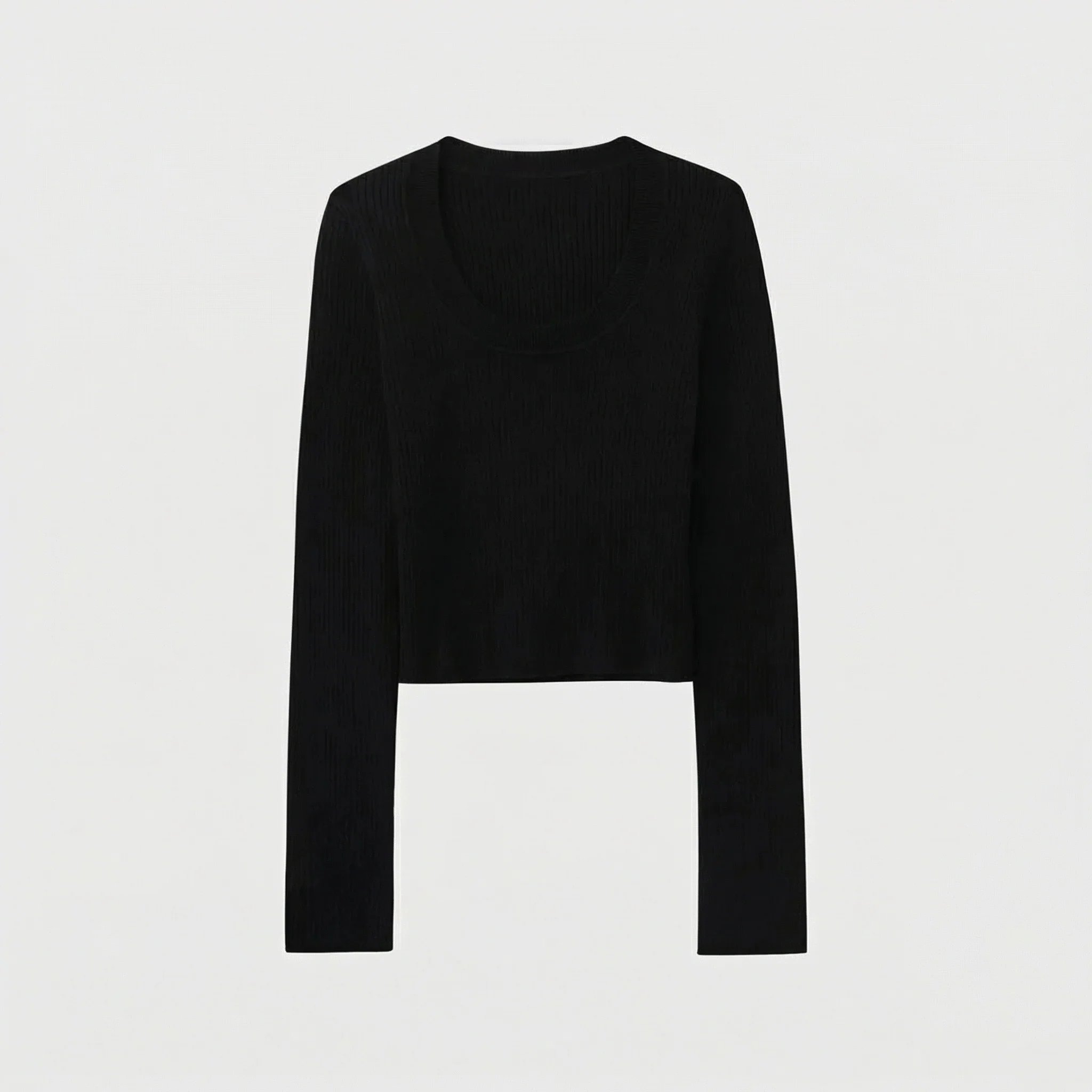 Ribbed Knit Sweater - Image 4