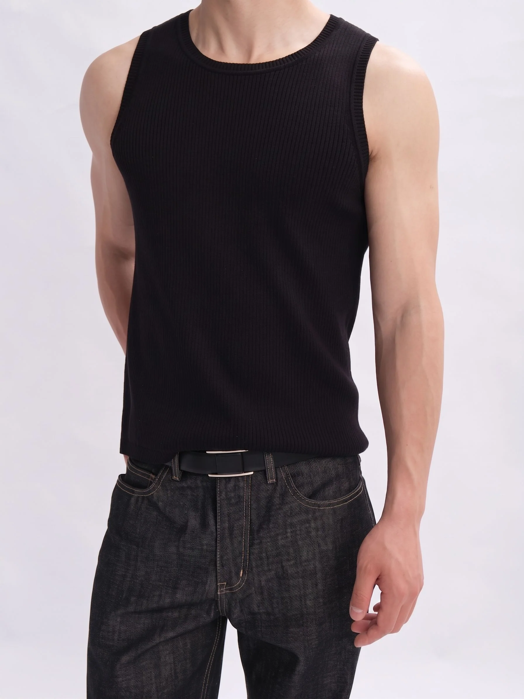 Ribbed Knit Tank - Image 3