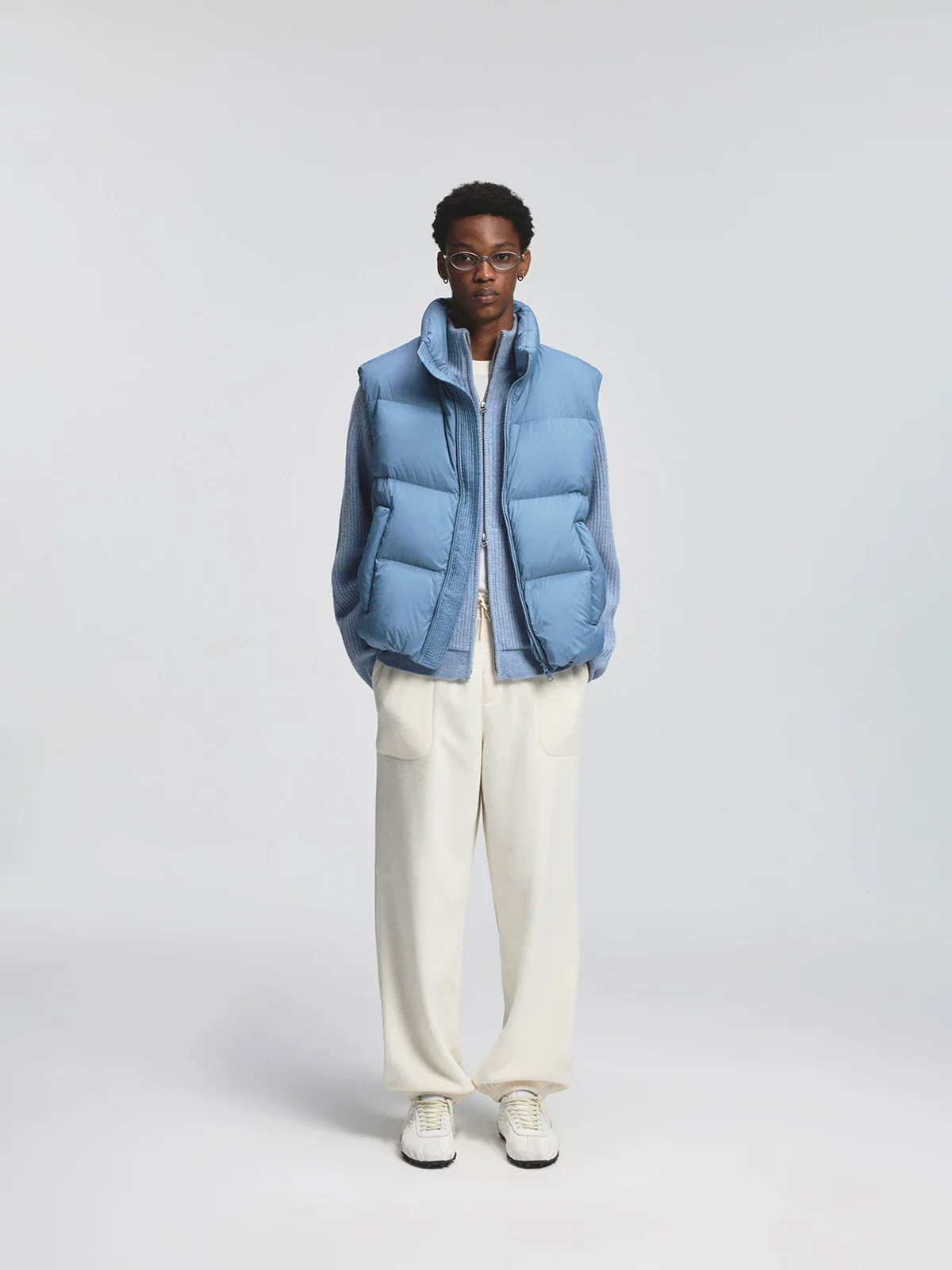 Ribbed Merino Raglan Zip Cardigan - Image 2