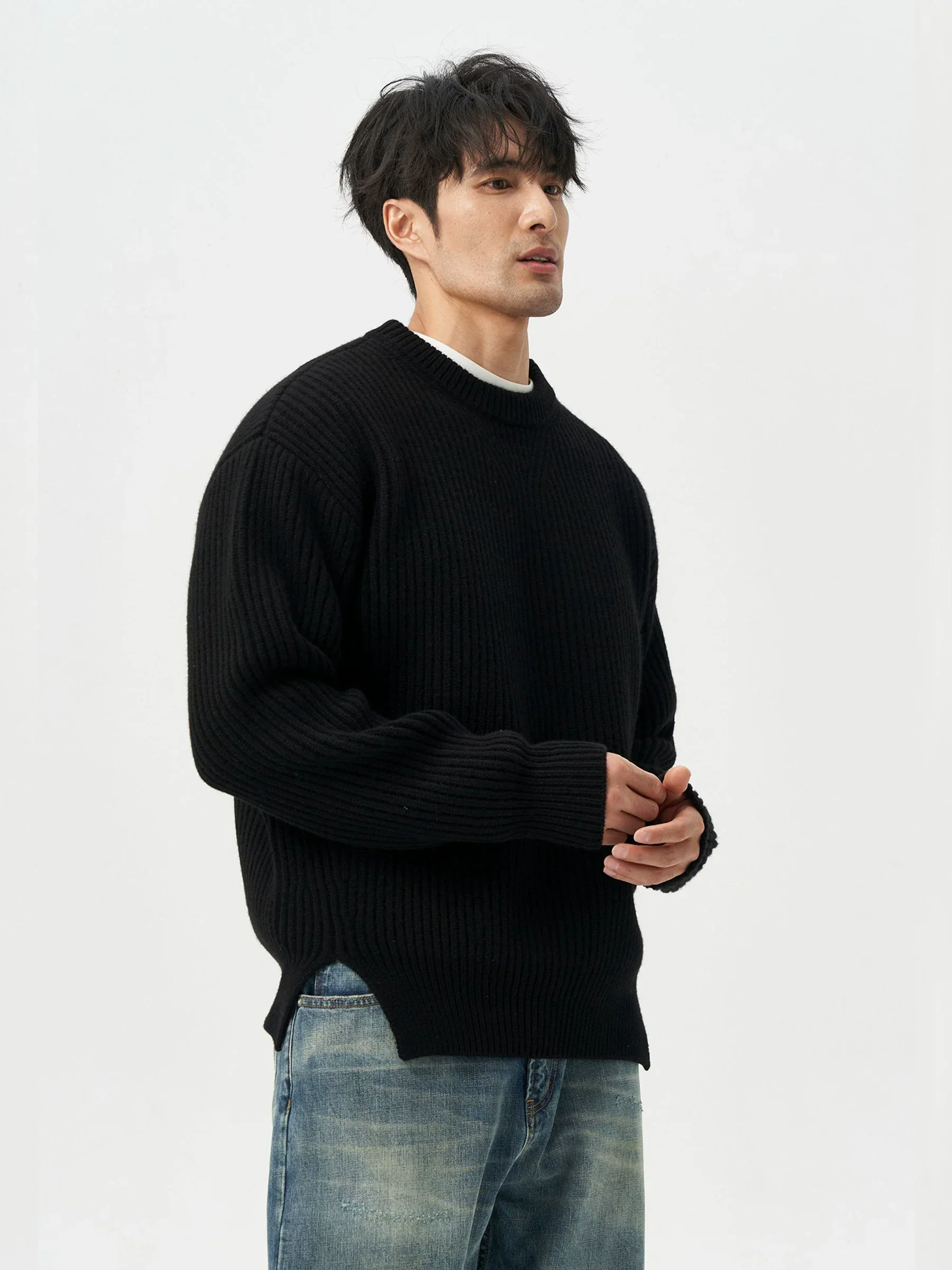 Ribbed Merino Sweater - Image 3